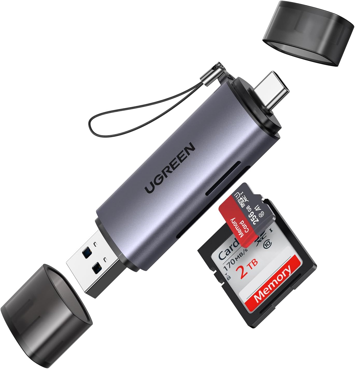UGREEN Lettore schede SD 2 in 1 5 Gbps
