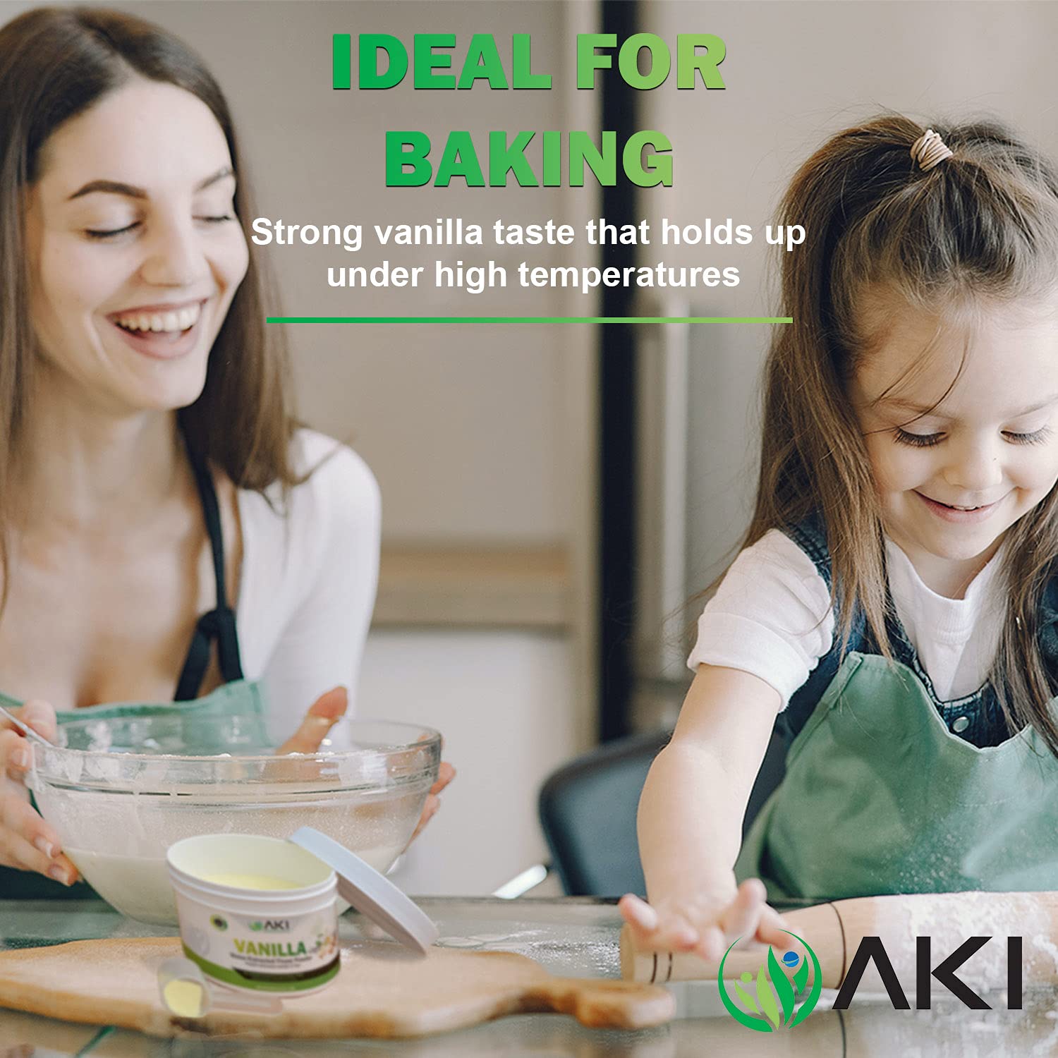 Thumbnail 6 de AKI ORGANIC Vanilla Extract Powder, Alcohol-Free, Non-GMO, 5.29 oz