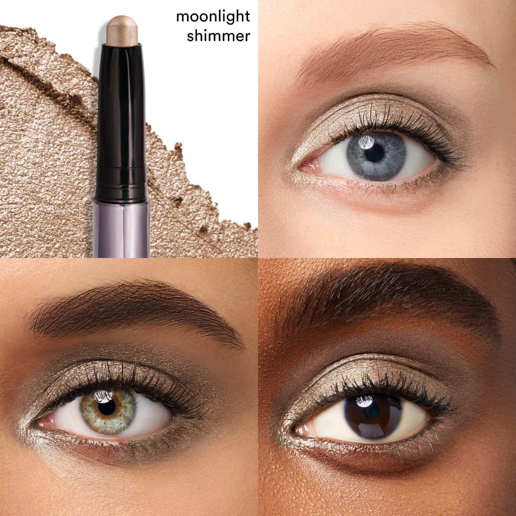 Detalle 2 de Julep Cream-to-Powder Eyeshadow Stick 101 — Silver Moonlight Shimmer 💄