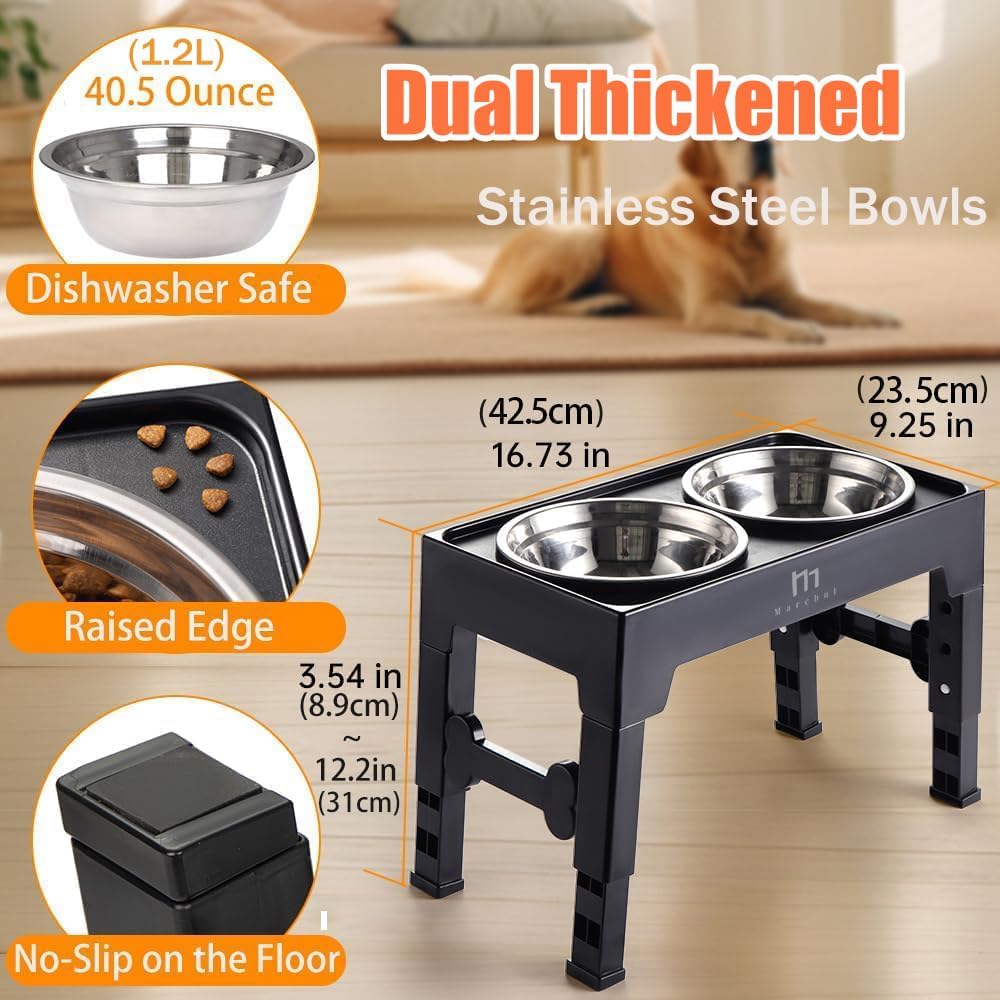 Detalle de Marchul Marchul raised dog bowls 1200ml