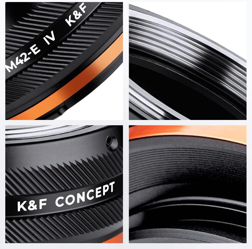 Thumbnail 6 de K&F CONCEPT Lens Mount Adapter M42-NEX IV – M42-Objektive manuell an Sony E Mount nutzen