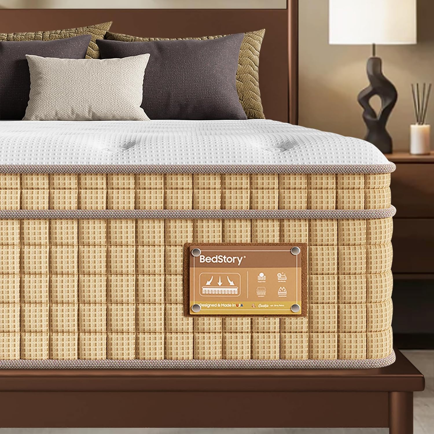 Detalle de BedStory Hybrid Mattress 14-Inch