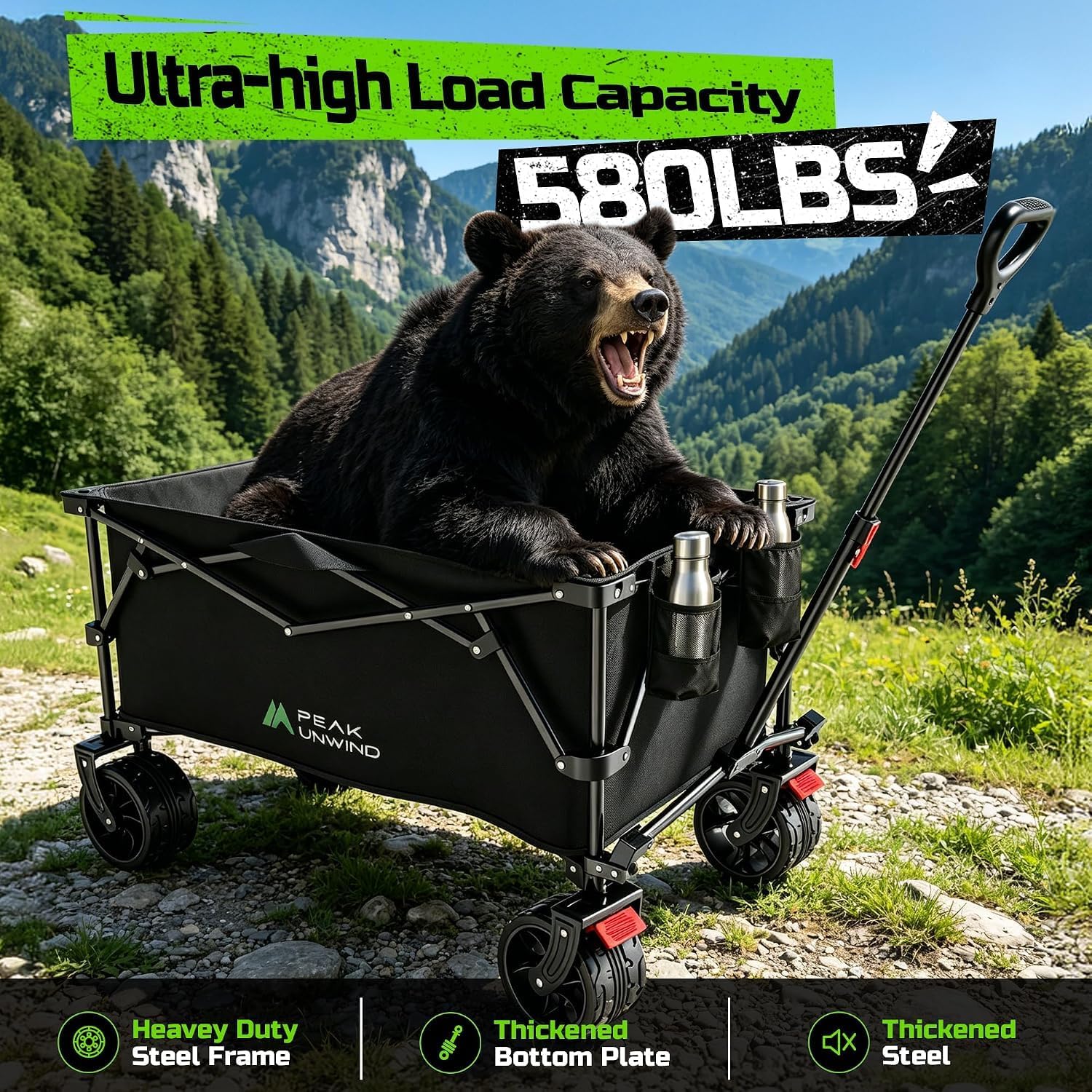 Detalle 2 de Collapsible Beach Wagon, 400L