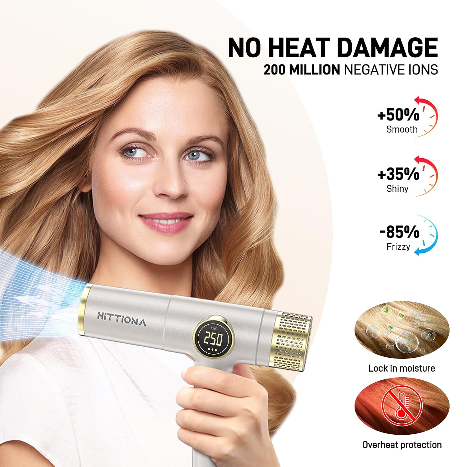 Thumbnail 4 de Dual Voltage Travel Hair Dryer with Magnetic Diffuser 2000W 💇♀