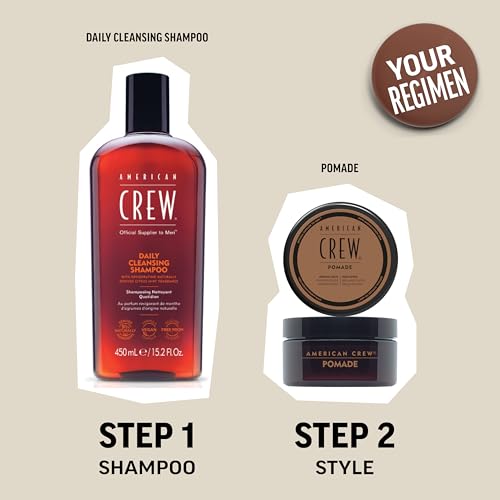 Thumbnail 3 de American Crew Pomade for Hold and Shine, 3 oz — A Medium Hold, High Shine Water-Based Pomade