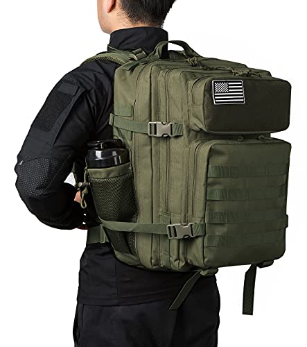 Detalle 2 de QT&QY Tactical Backpack 25L for Hiking