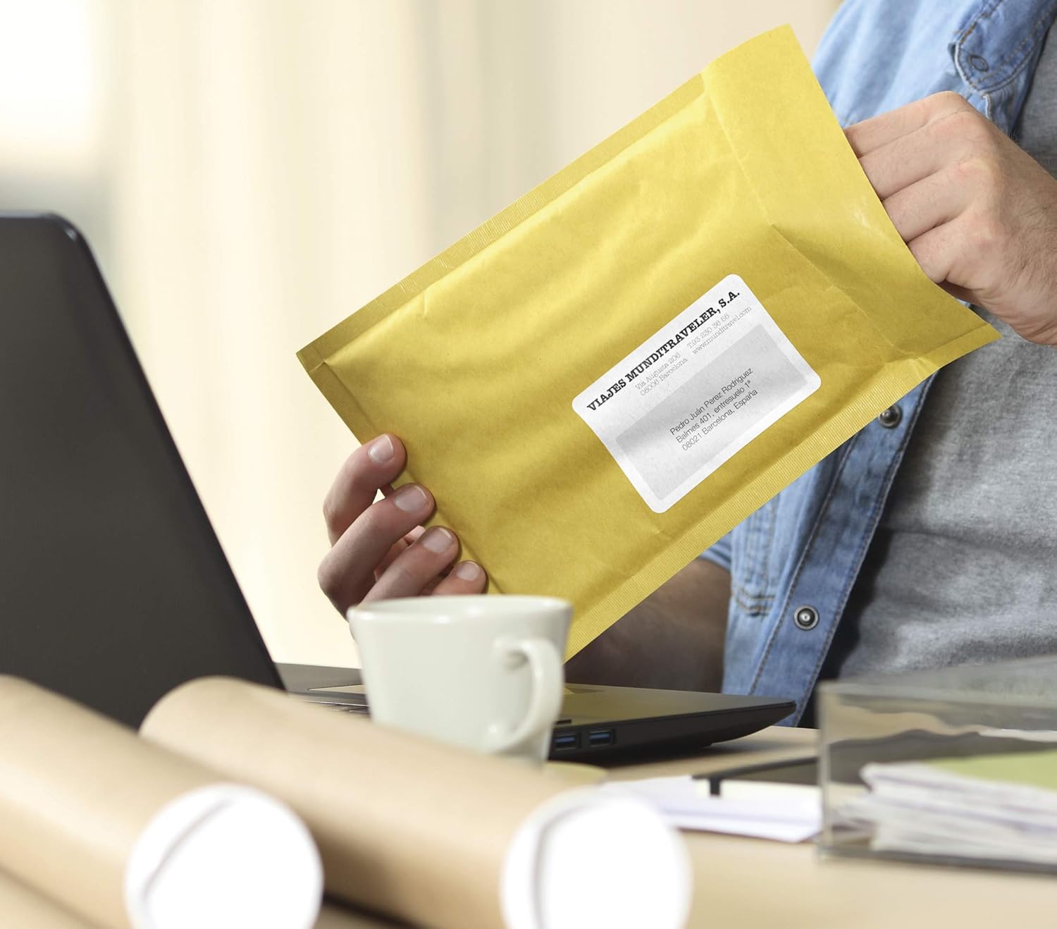 Thumbnail 6 de Etiquetas adhesivas Apli 01282, 100 hojas DINA4 📦