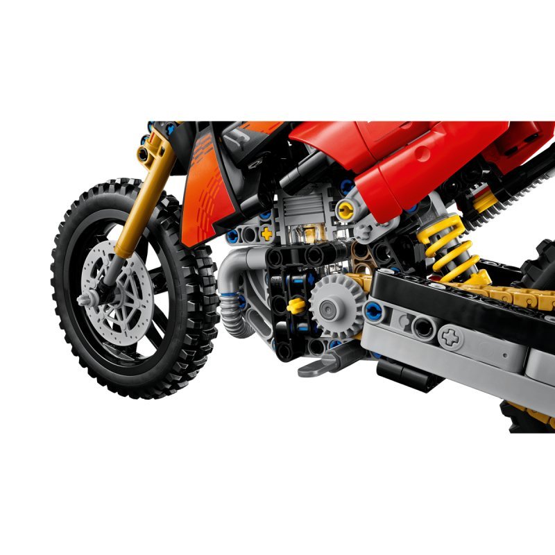 Detalle de LEGO Technic Moto Ducati Desmo450 MX Factory 42238 – 457 piezas
