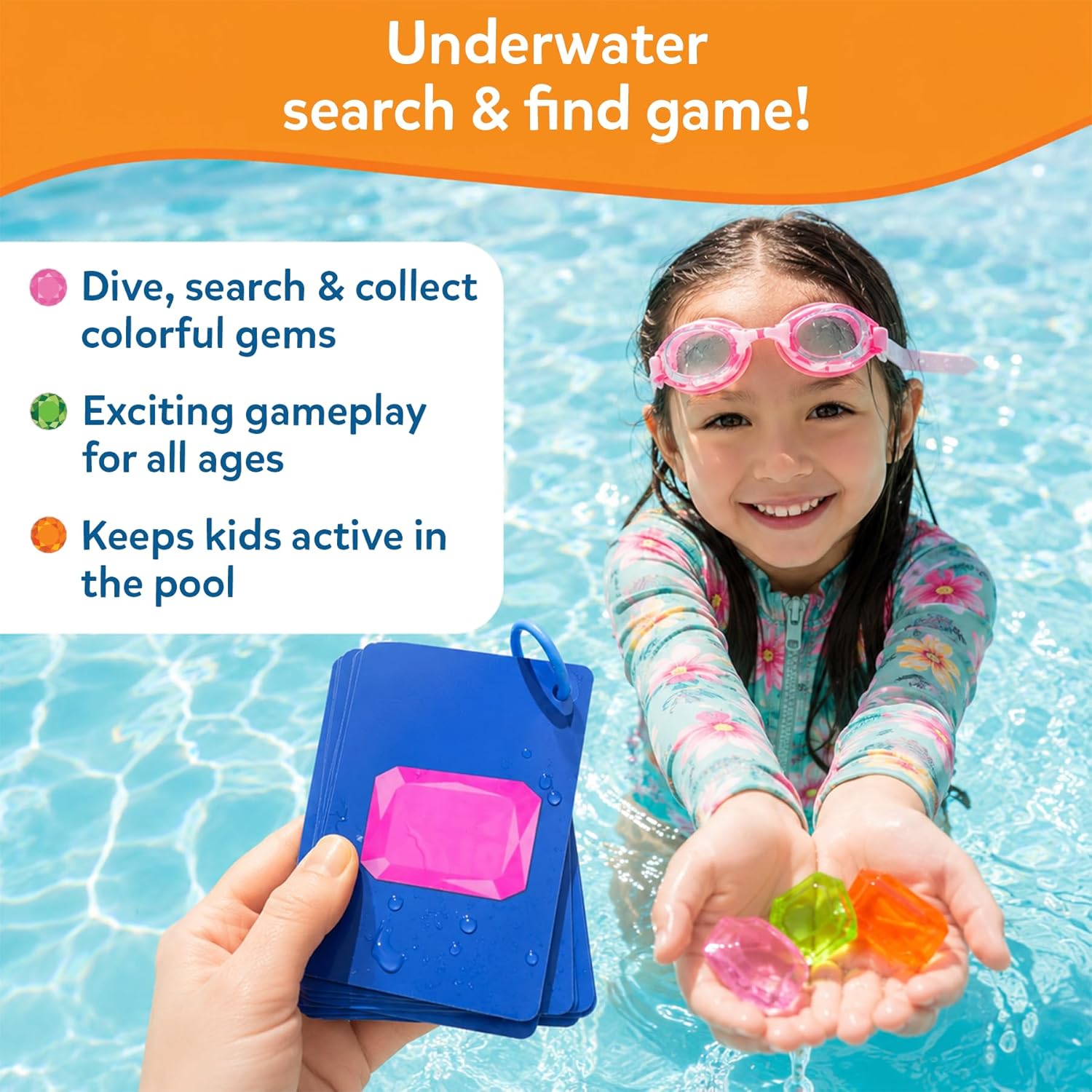 Detalle de Skillmatics Pool Toys - Seek & Splash: An Engaging Underwater Search & Find Game