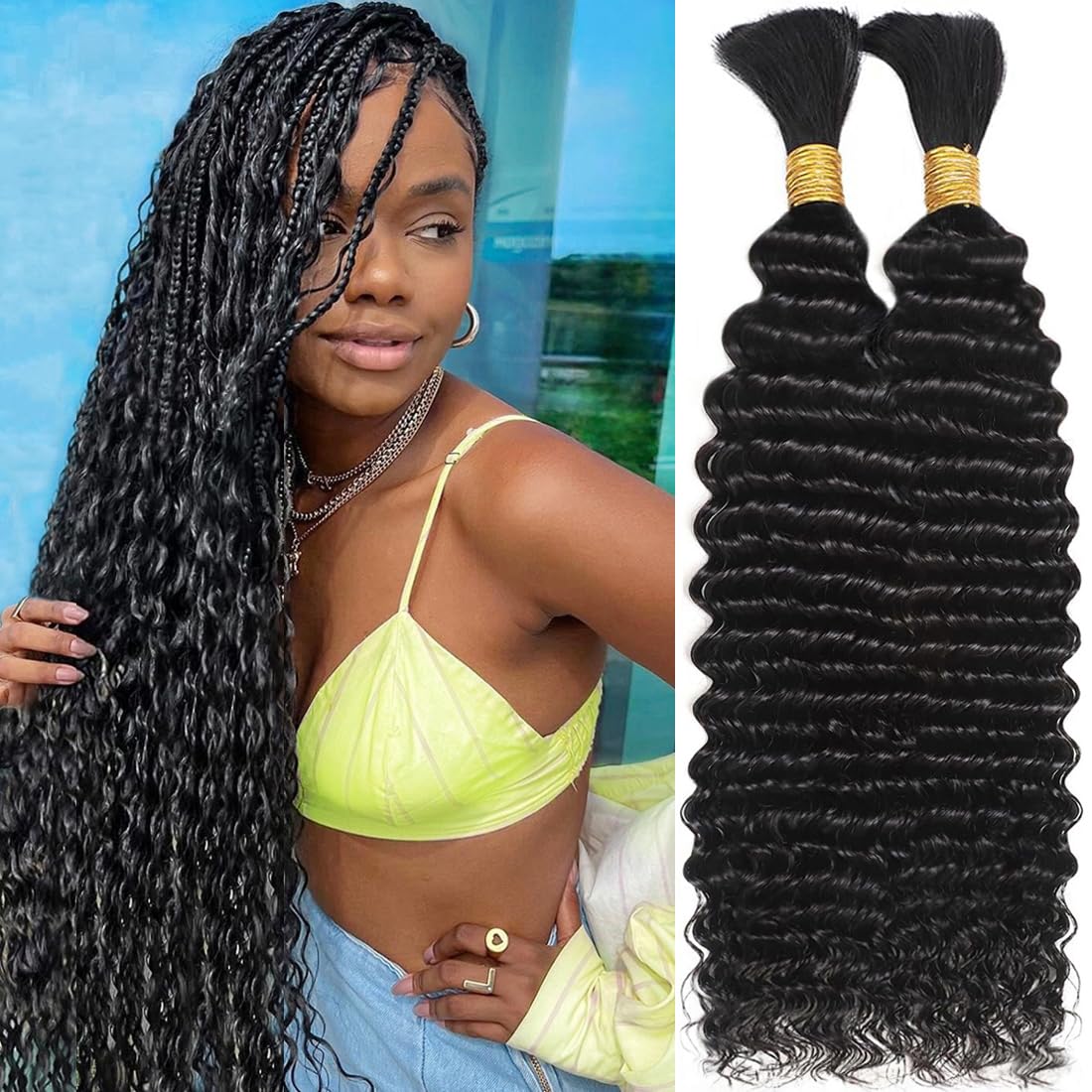 Human Braiding Hair 20 Inch 💇♀