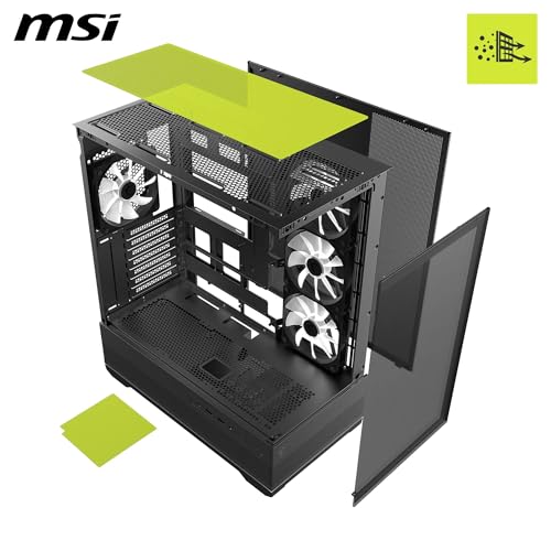 Thumbnail 2 de MSI mag PANO 110R PZ carcasa ATX para torre — GPU 400 mm 🖥