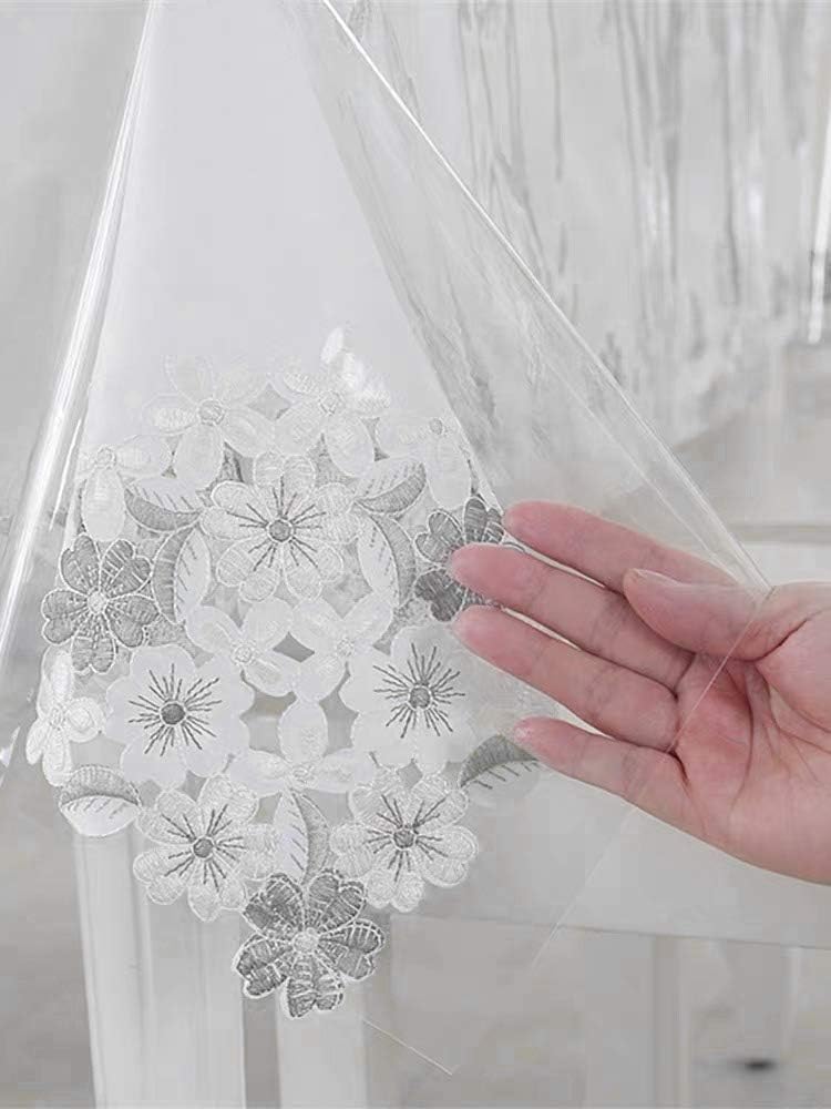 Detalle de sancua Clear Plastic 60x84 Waterproof Tablecloth