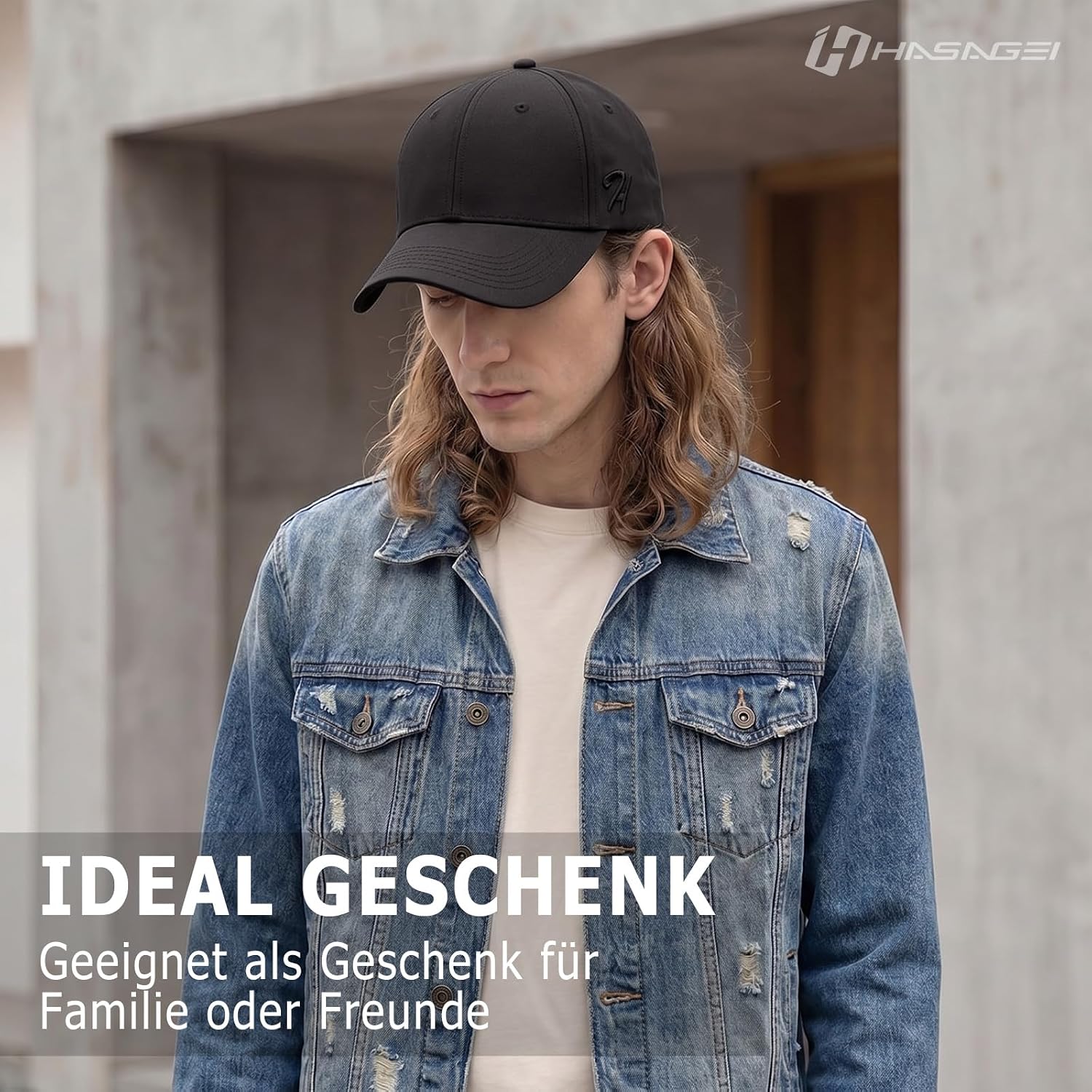 Detalle de HASAGEI Baseball Cap aus 100 % Baumwolle (verstellbar) für Herren & Damen