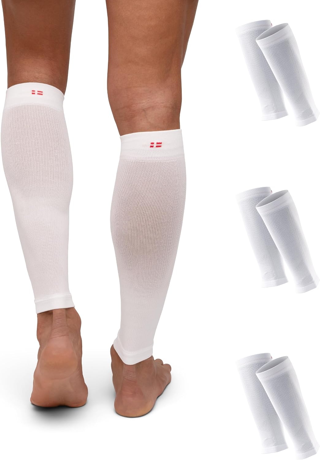 Thumbnail 6 de DANISH ENDURANCE Fasce a Compressione Graduata 21-26 mmHg – Scaldamuscoli per Polpaccio, 1 o 3 Paia