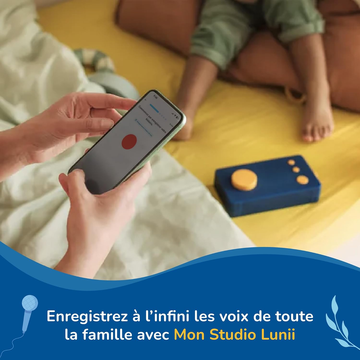Detalle de Lunii Ma Fabrique à Histoires édition limitée Ocean – Conteuse interactive fabriquée en France