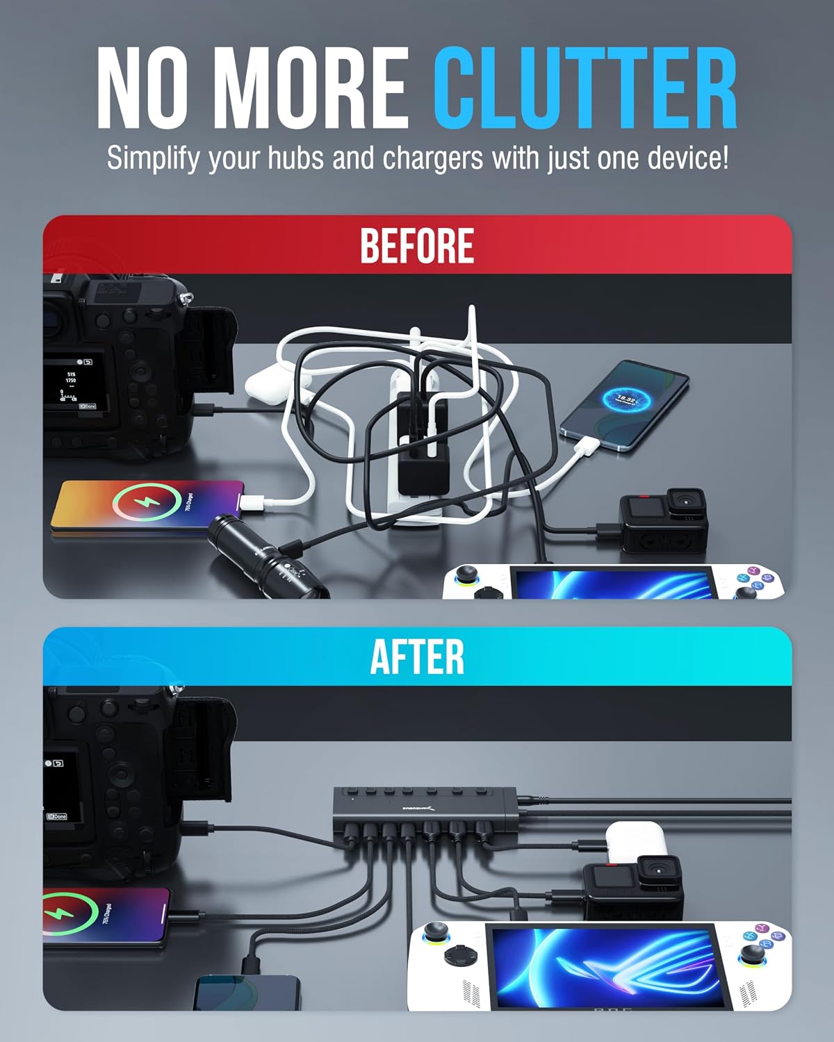 Thumbnail 5 de Sabrent HB-3A4C Powered USB Hub