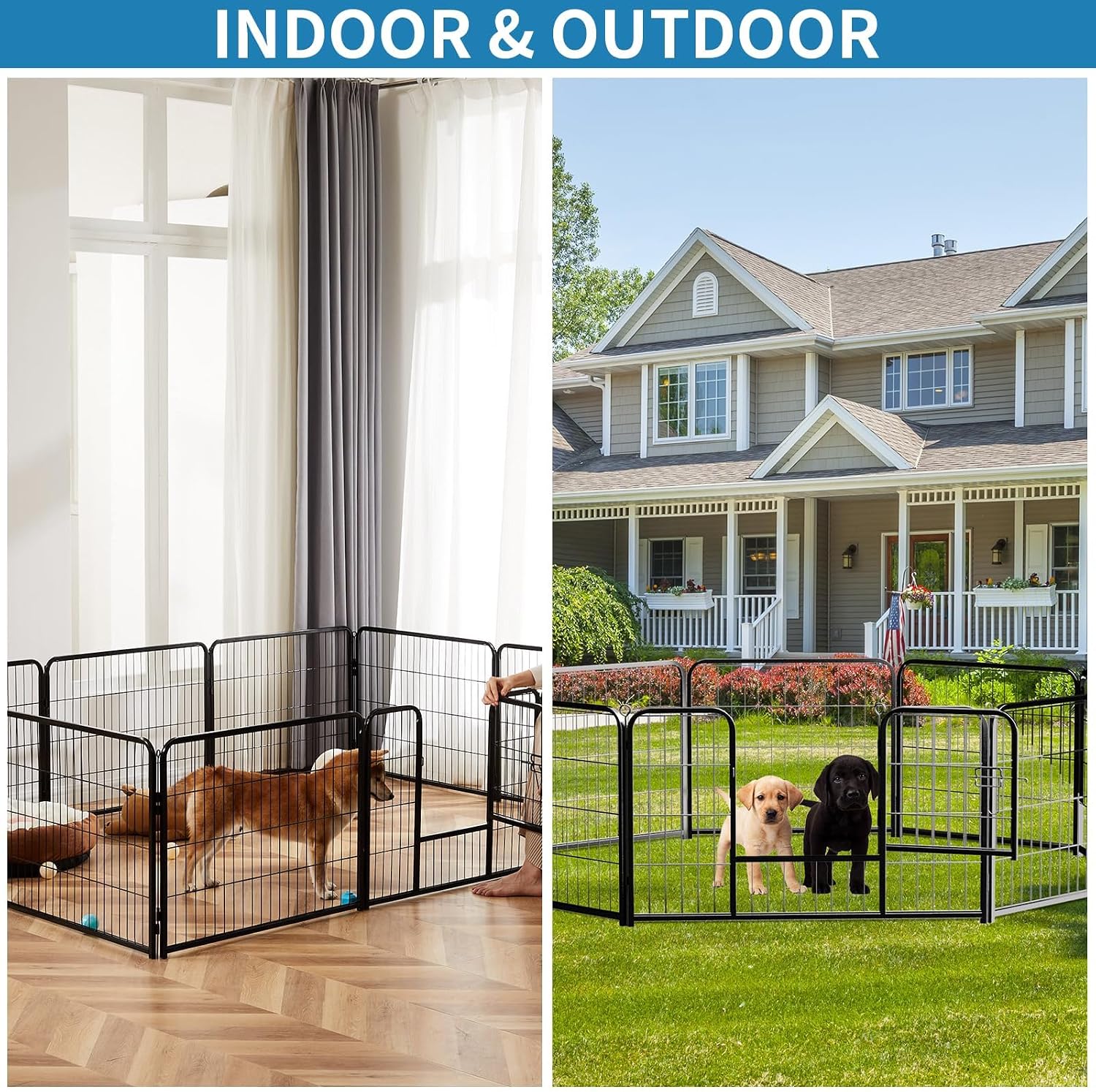 Detalle de NEWBULIG Dog Playpen 32-Inch