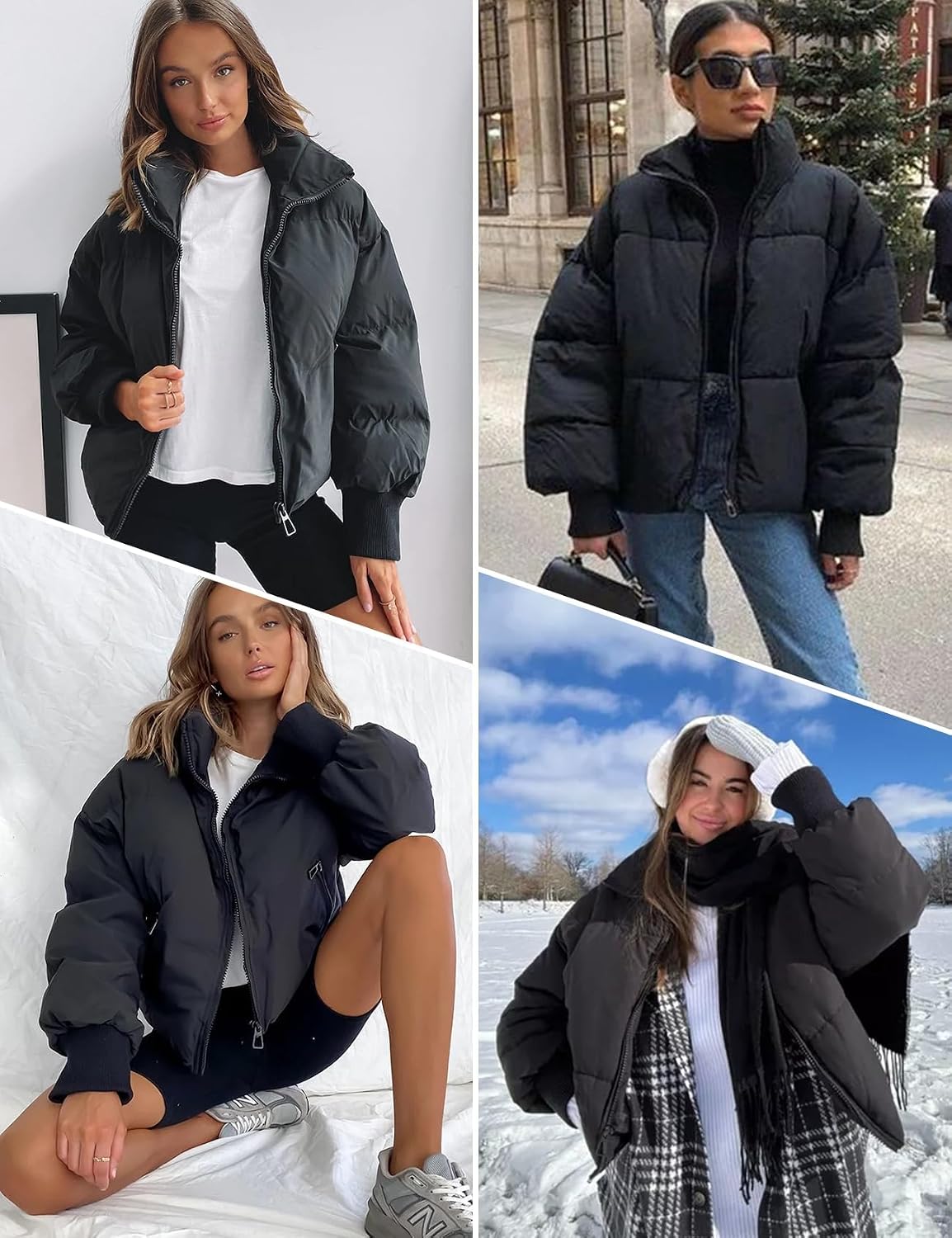 Thumbnail 5 de Gihuo 2026 Cropped Puffer Jacket