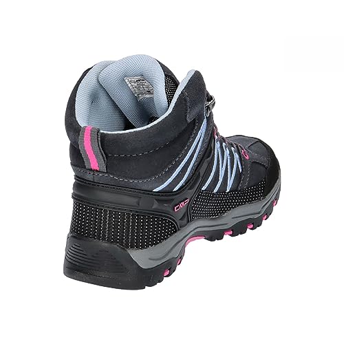 Detalle de CMP Kids Rigel Mid Trekking Shoes Wp: Scarpe da trekking impermeabili per bambini e ragazzi, Titanio Skyway 66UM, 28 EU