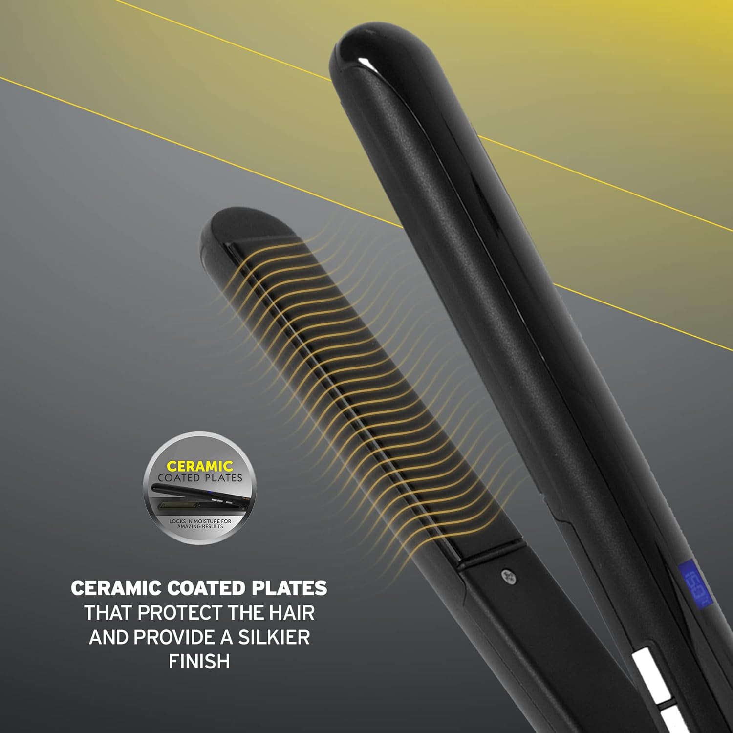 Detalle de Wahl Afro Hair Straightener, Black — A practical choice for textured hair styling