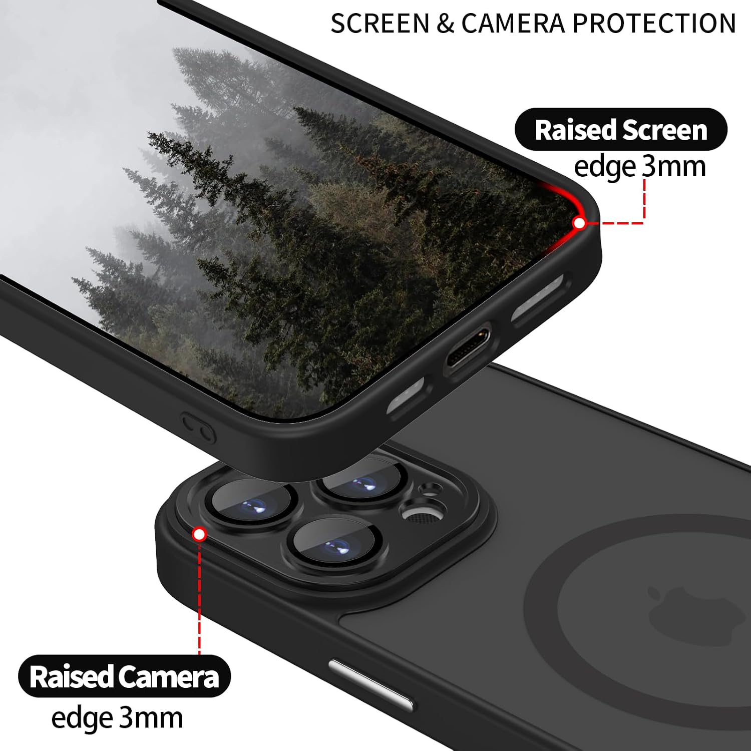 Detalle 2 de YUANDMI Cover Magnetica iPhone 16 Pro Max