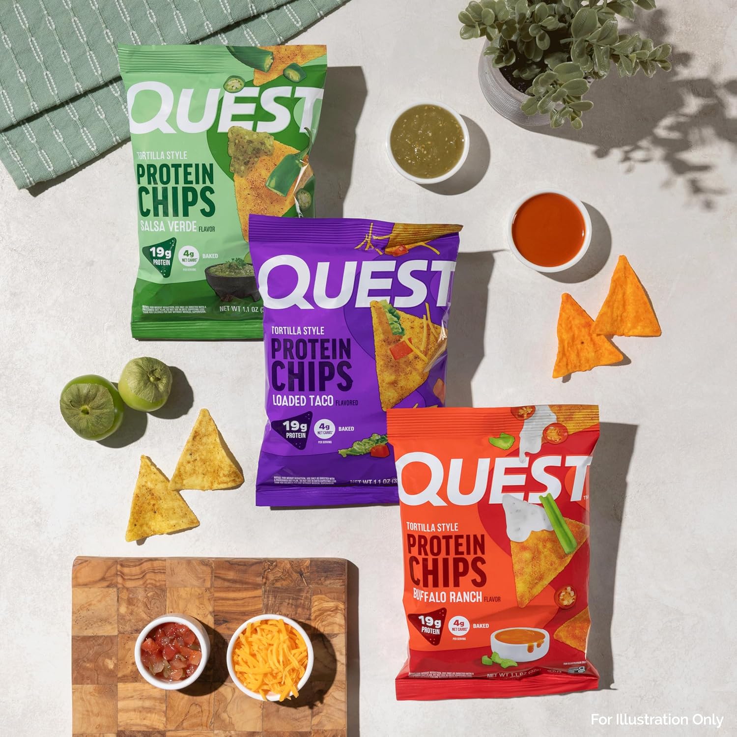 Thumbnail 4 de Quest Nutrition Tortilla Protein Chips, 12-Count Variety Pack