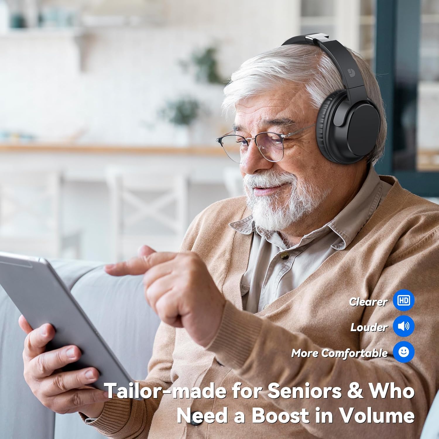 Thumbnail 3 de Dytole Wireless Headphones for TV 65-Hour Battery