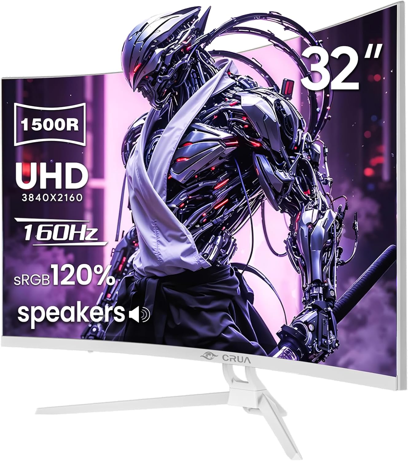 Detalle de CRUA 32" Curved Gaming Monitor 4K 144Hz