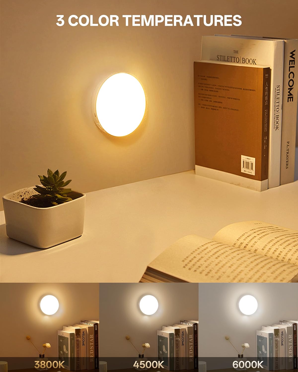 Thumbnail 6 de Homelist Bewegungsmelder Nachtlicht 80 lm, 6 Stück