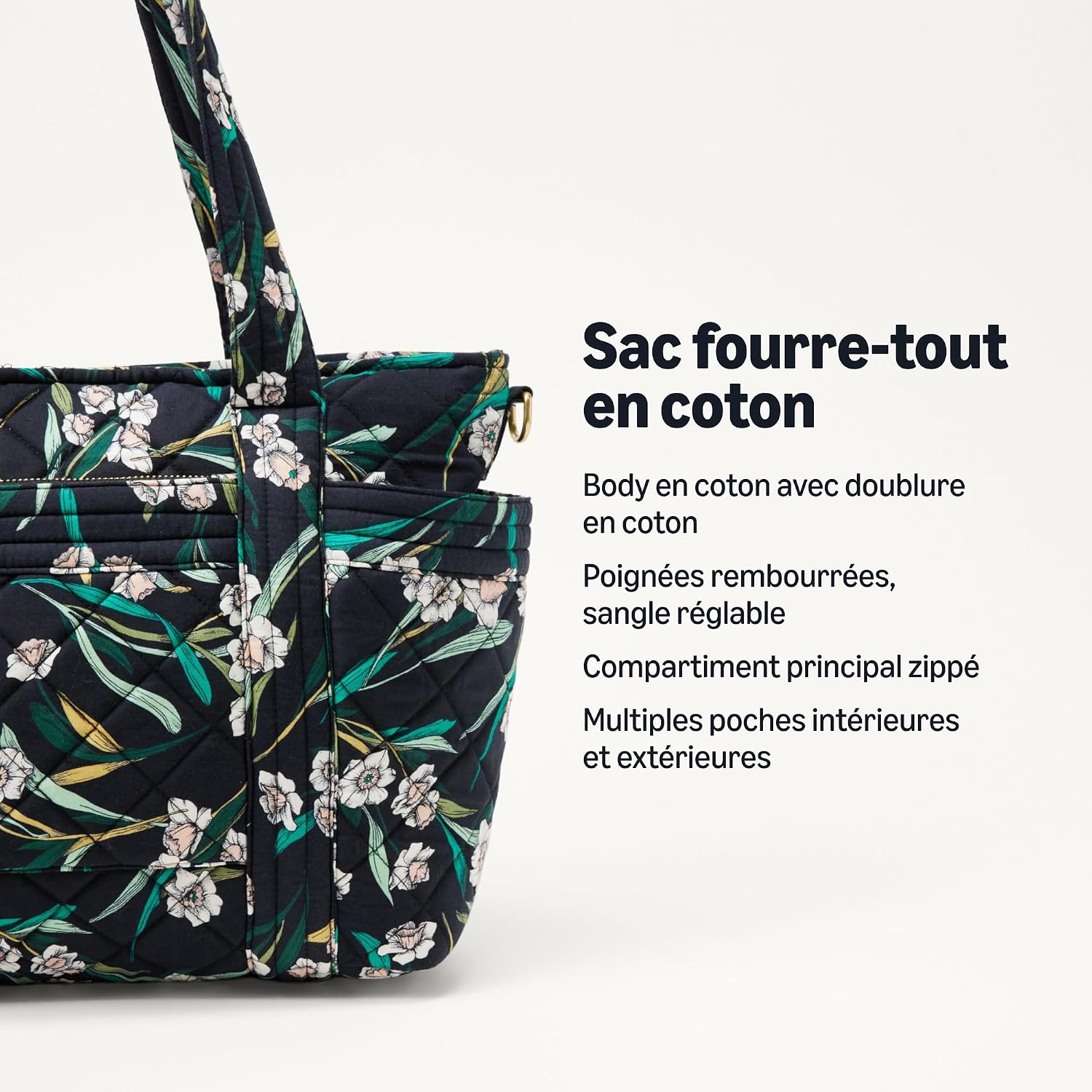Thumbnail 2 de Amazon Essentials Femme Sac fourre-tout en coton matelassé