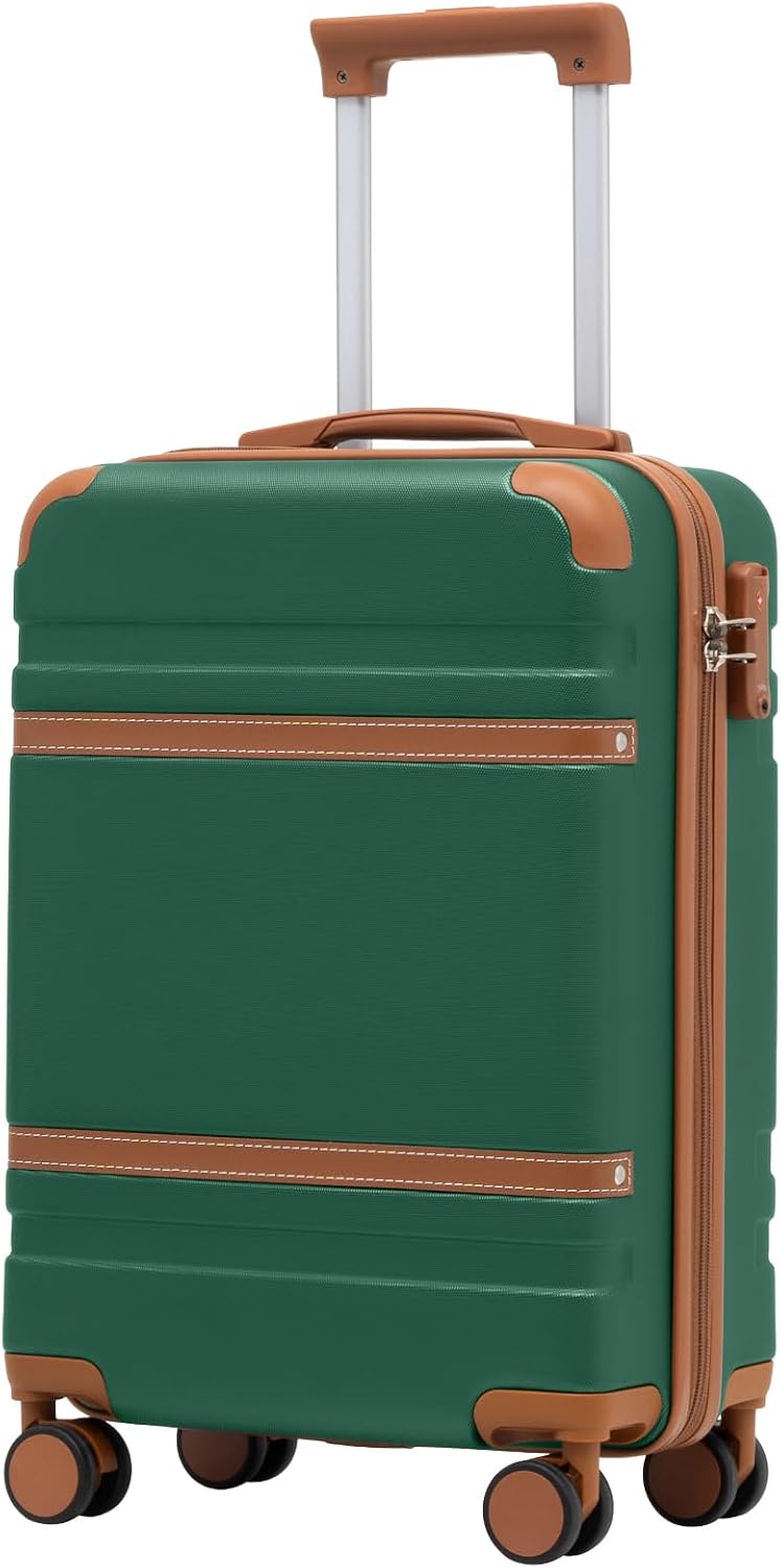 Detalle de Coolife Valise cabine 55x35x20 cm – bagage cabine rigide PC+ABS compatible Ryanair et EasyJet
