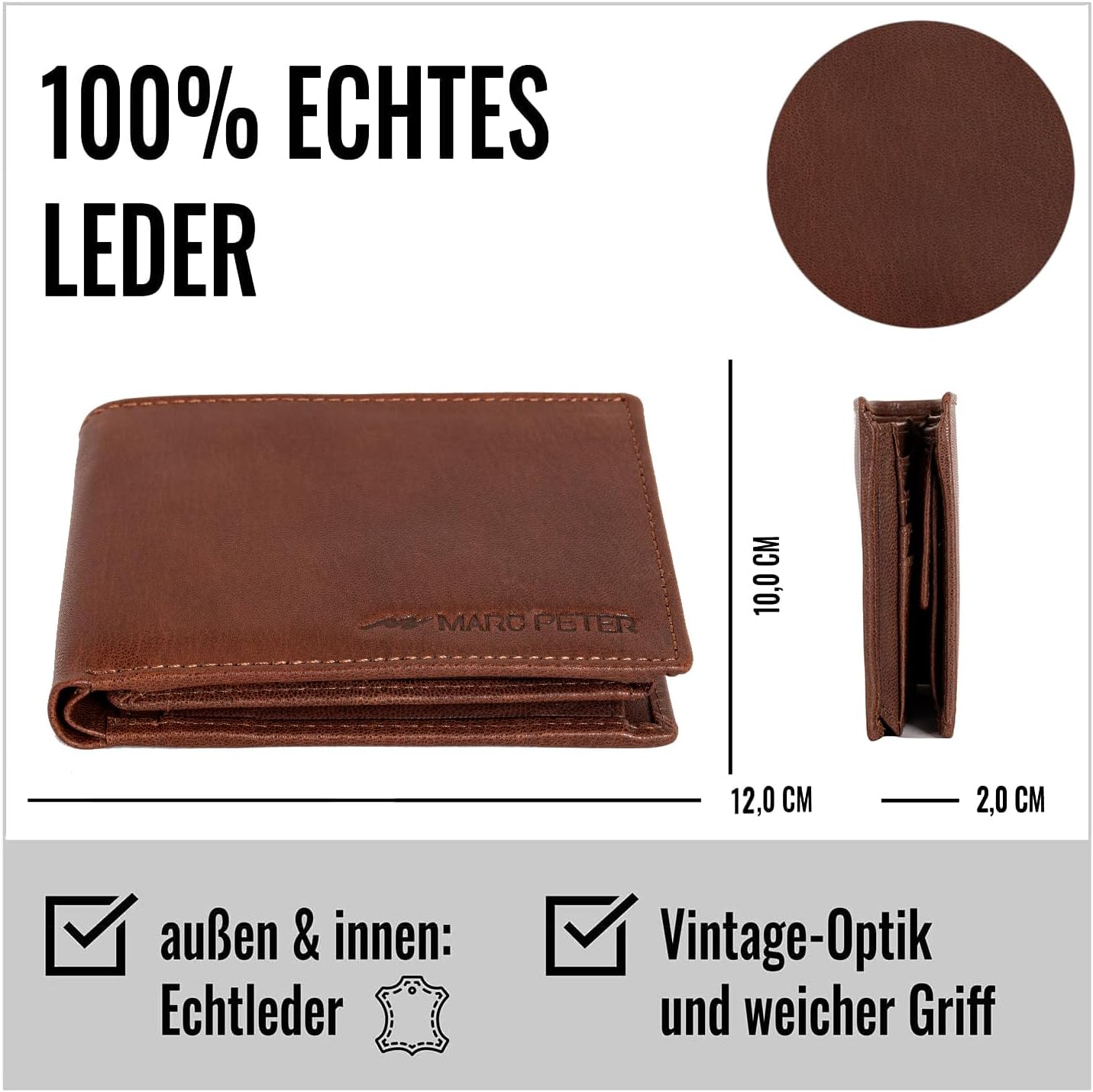 Thumbnail 3 de Marc Peter Oslo Geldbörse Herren RFID 13 Fächer