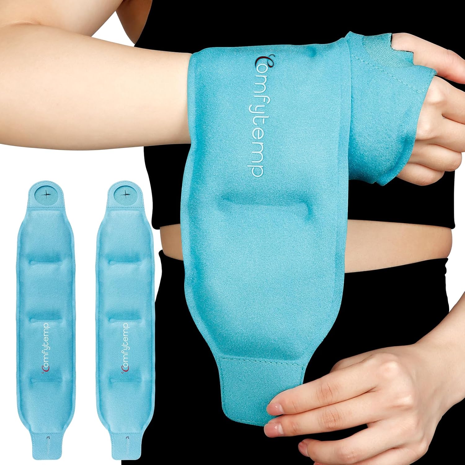 Detalle de Comfytemp Kühlmanschette Handgelenk 2 Stück