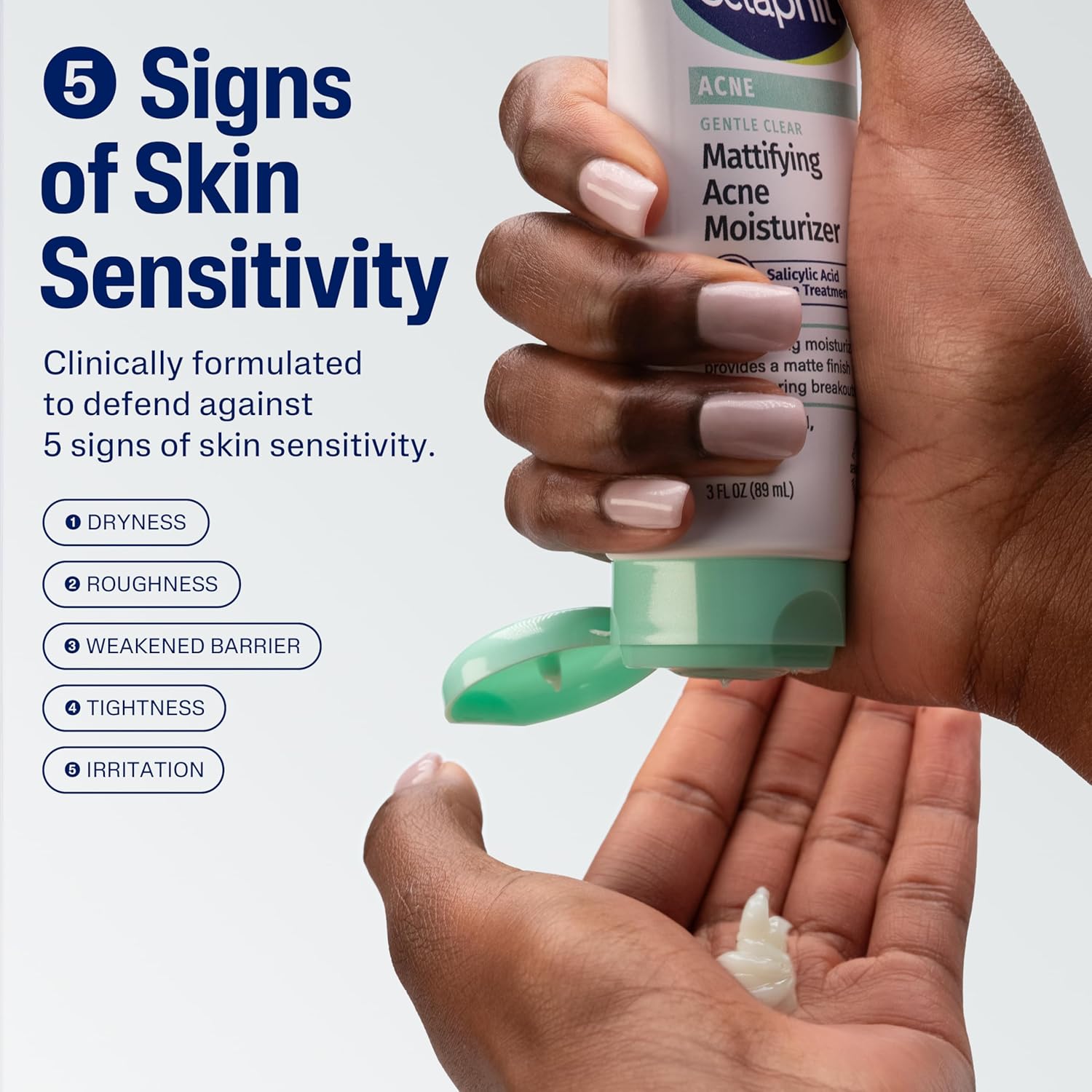 Thumbnail 1 de Cetaphil Face Moisturizer Gentle Clear Mattifying Acne Moisturizer with 0.5% Salicylic Acid (3 oz)