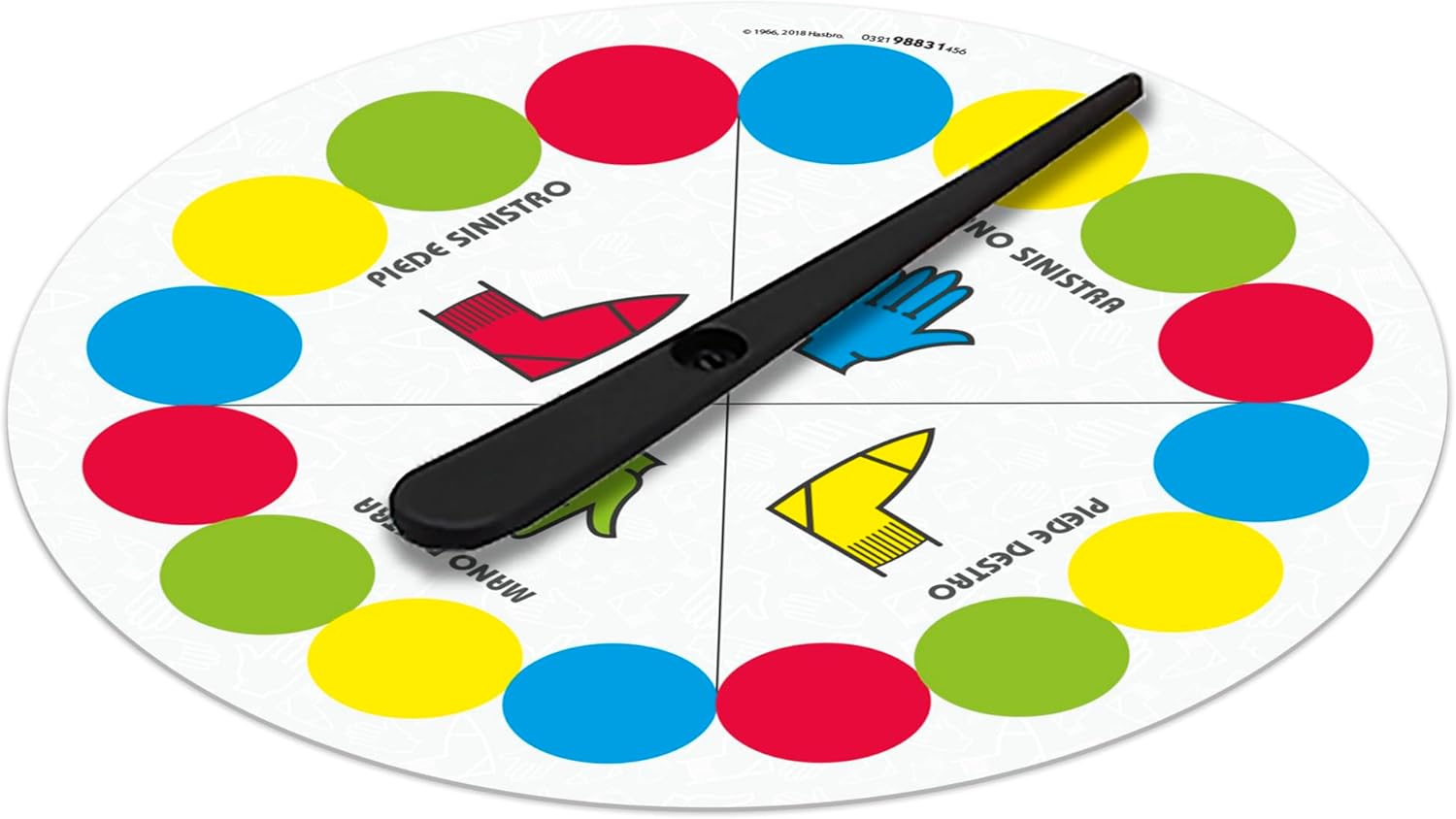 Thumbnail 3 de Hasbro Gaming Twister versión 2020, alfombra multicolor 🎲