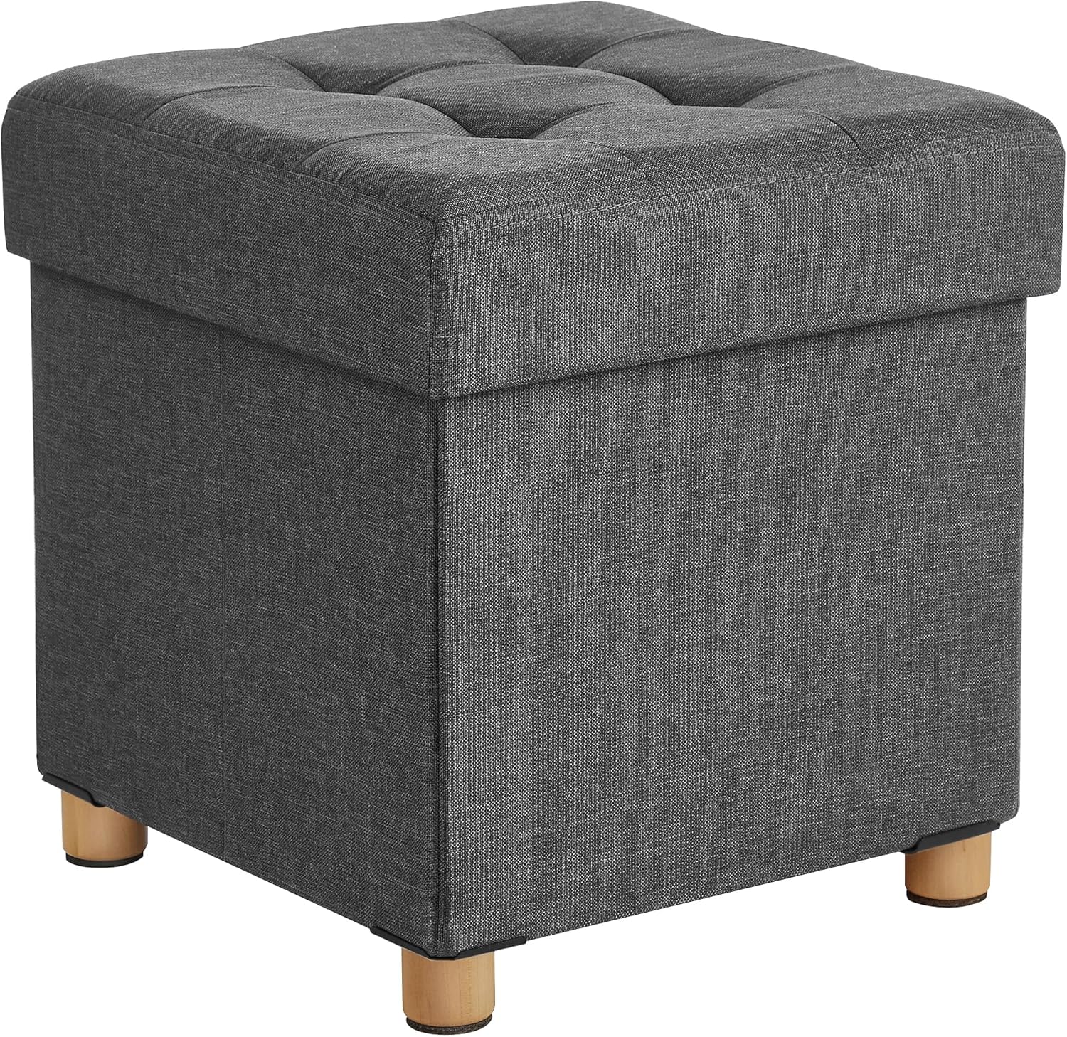 Detalle de SONGMICS Cassapanca Pouf Contenitore 37 L