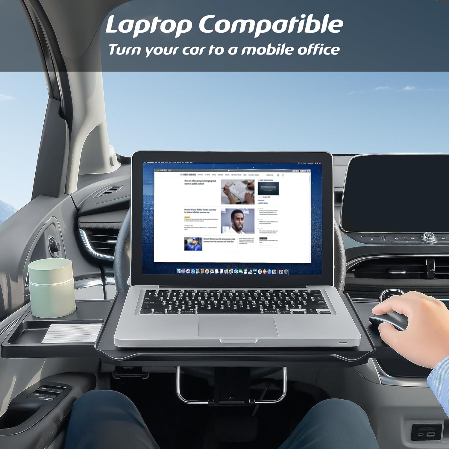 Thumbnail 3 de Paffenery Large Steering Wheel Tray 18" 💺