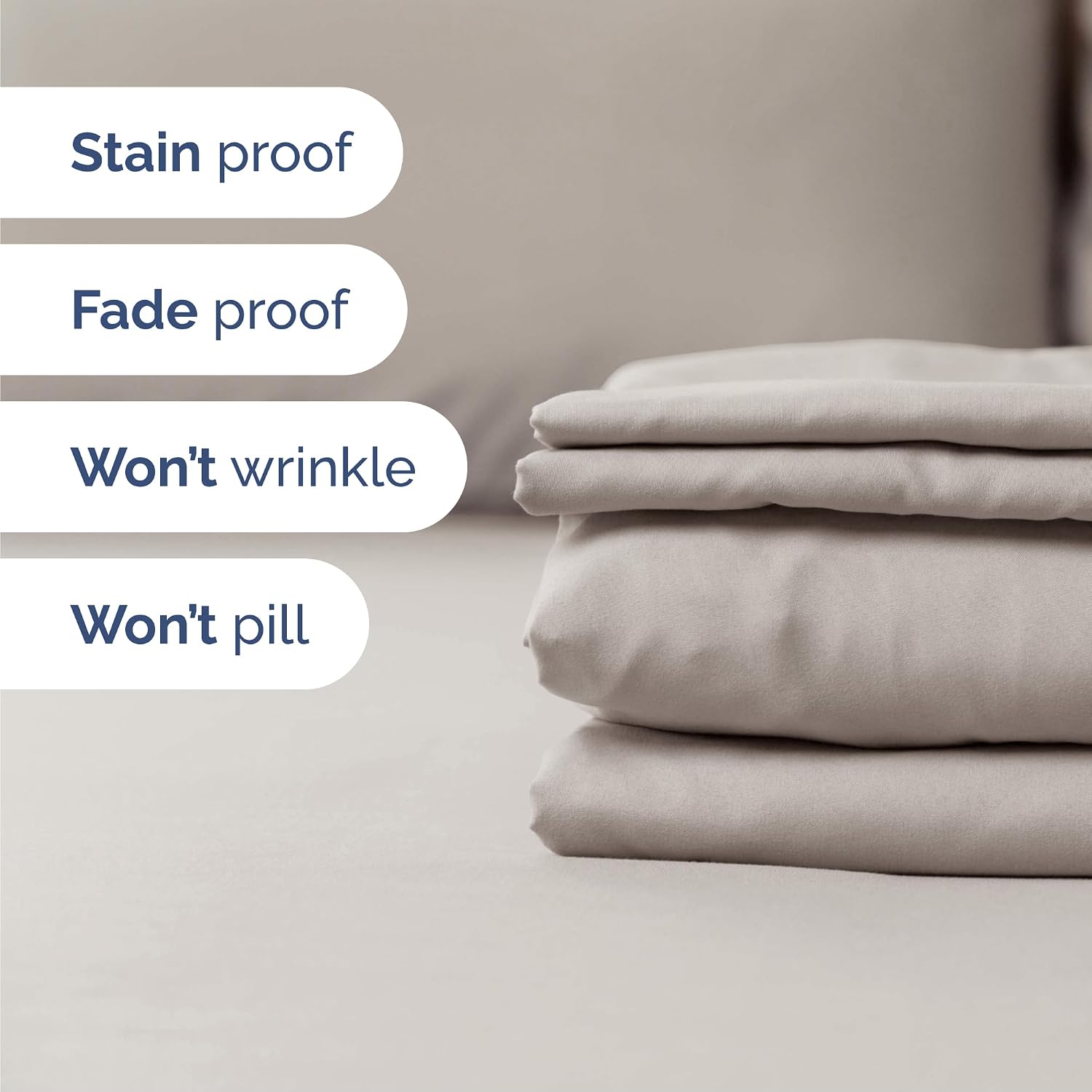 Detalle 1 de Queen 6-Piece Sheet Set 16-inch pockets