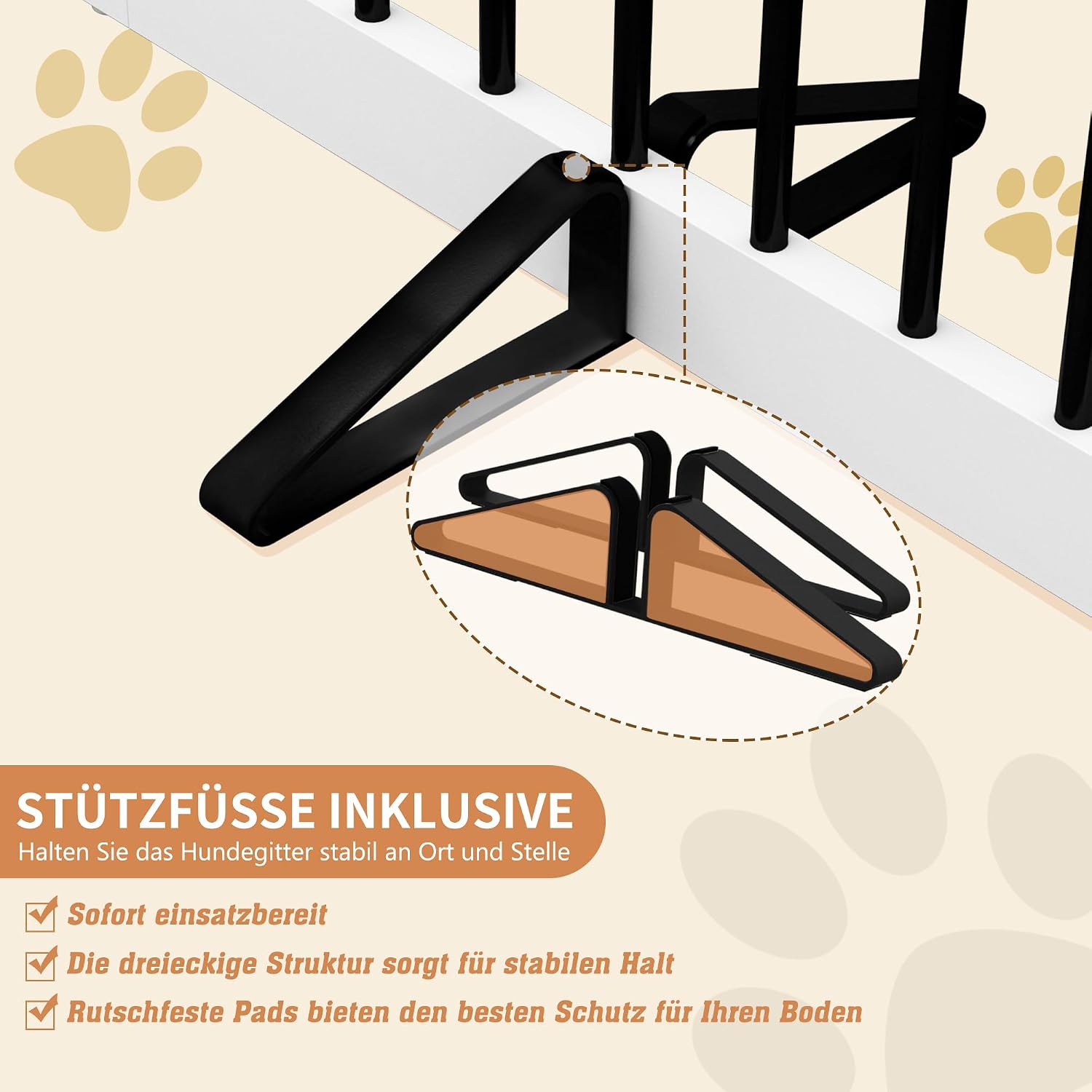 Thumbnail 4 de HOLTICO HunderAbsperrgitter Türgitter 2 Paneelen