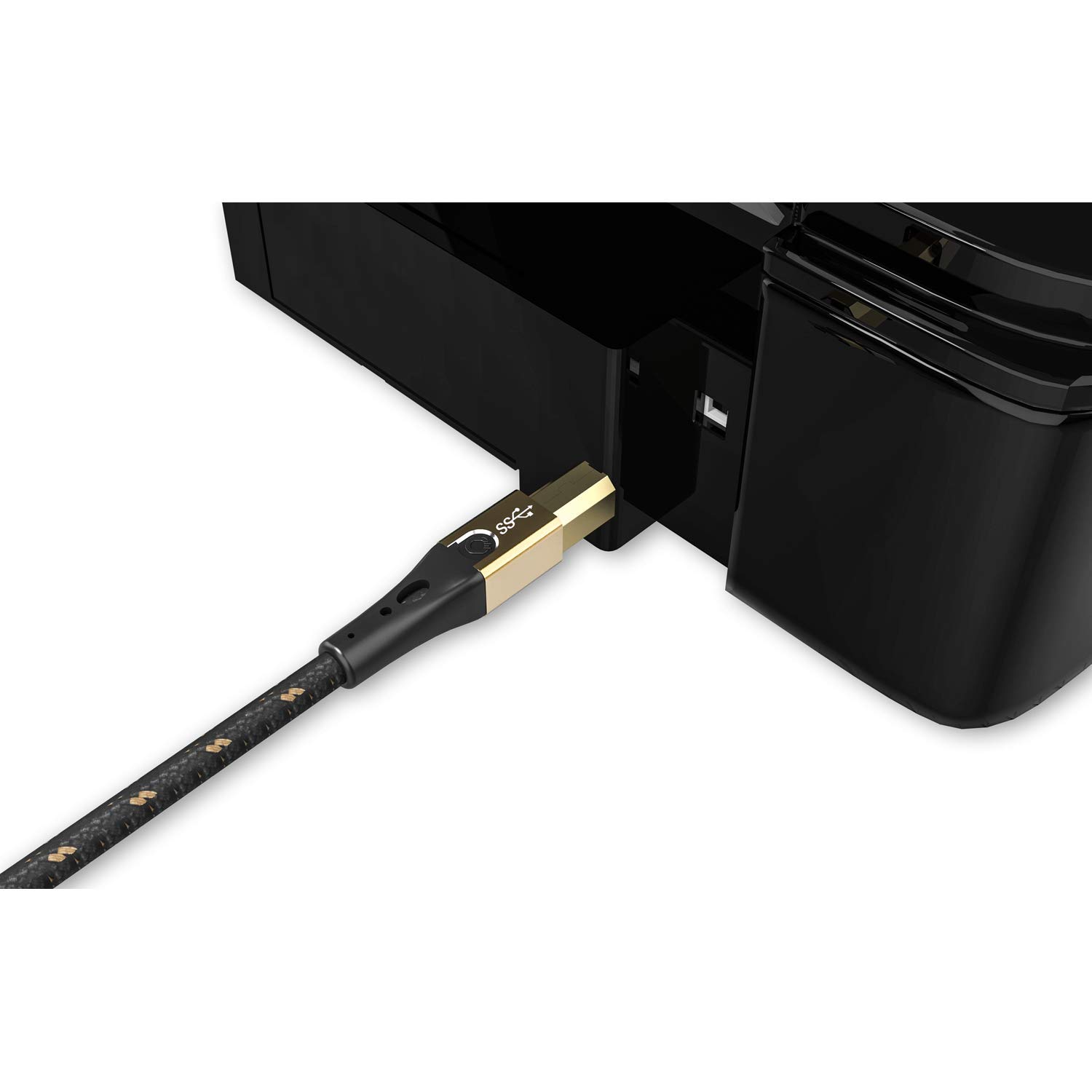 Detalle de Oehlbach Primus kabel USB-A–USB-B 2.0, 50 cm, 480 Mb/s