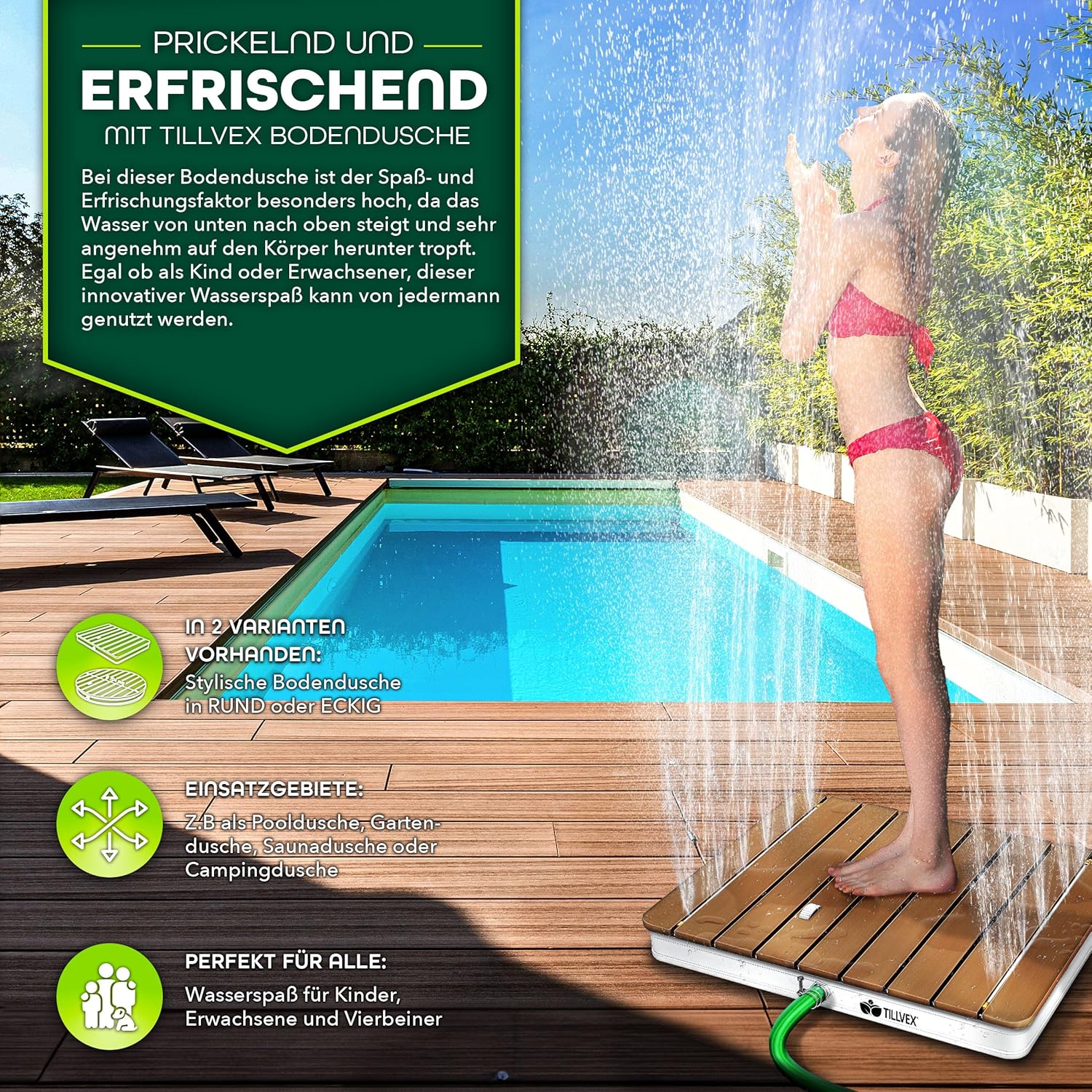 Thumbnail 6 de tillvex Doccia da giardino fino a 4 m