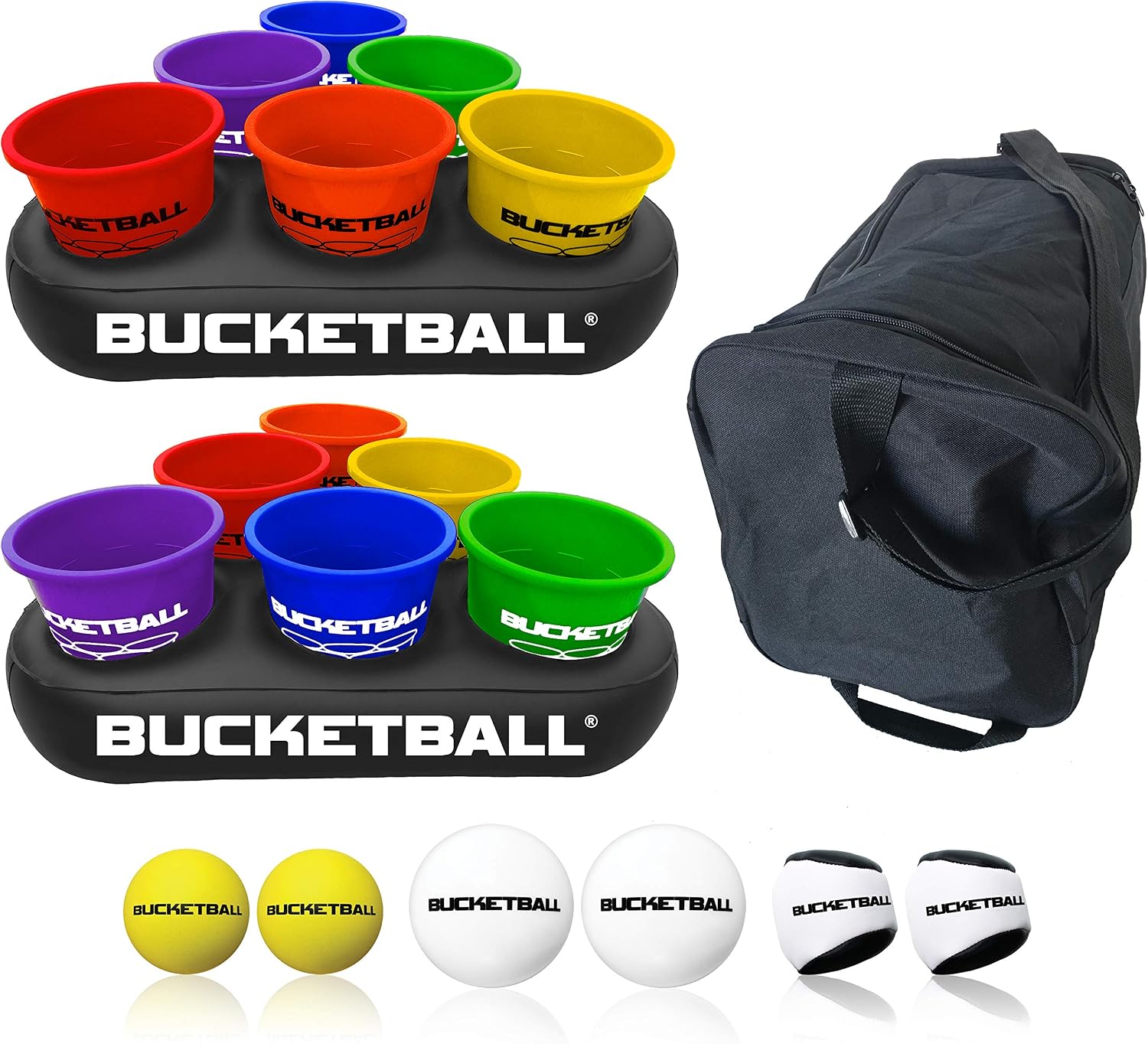 Thumbnail 6 de BucketBall Original Party Pack — portable outdoor yard game with inflatable racks and lifetime warranty