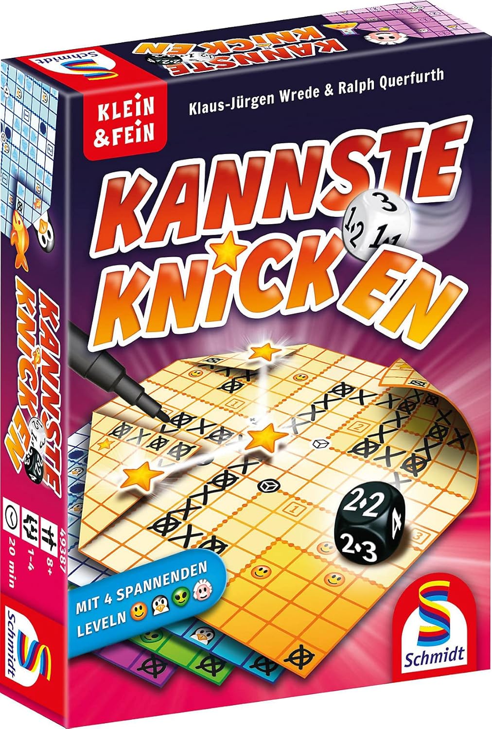 Detalle 2 de Kannste knicken — Schmidt Spiele 49387, Jeu de dés Klein & Fein (Multicolore)
