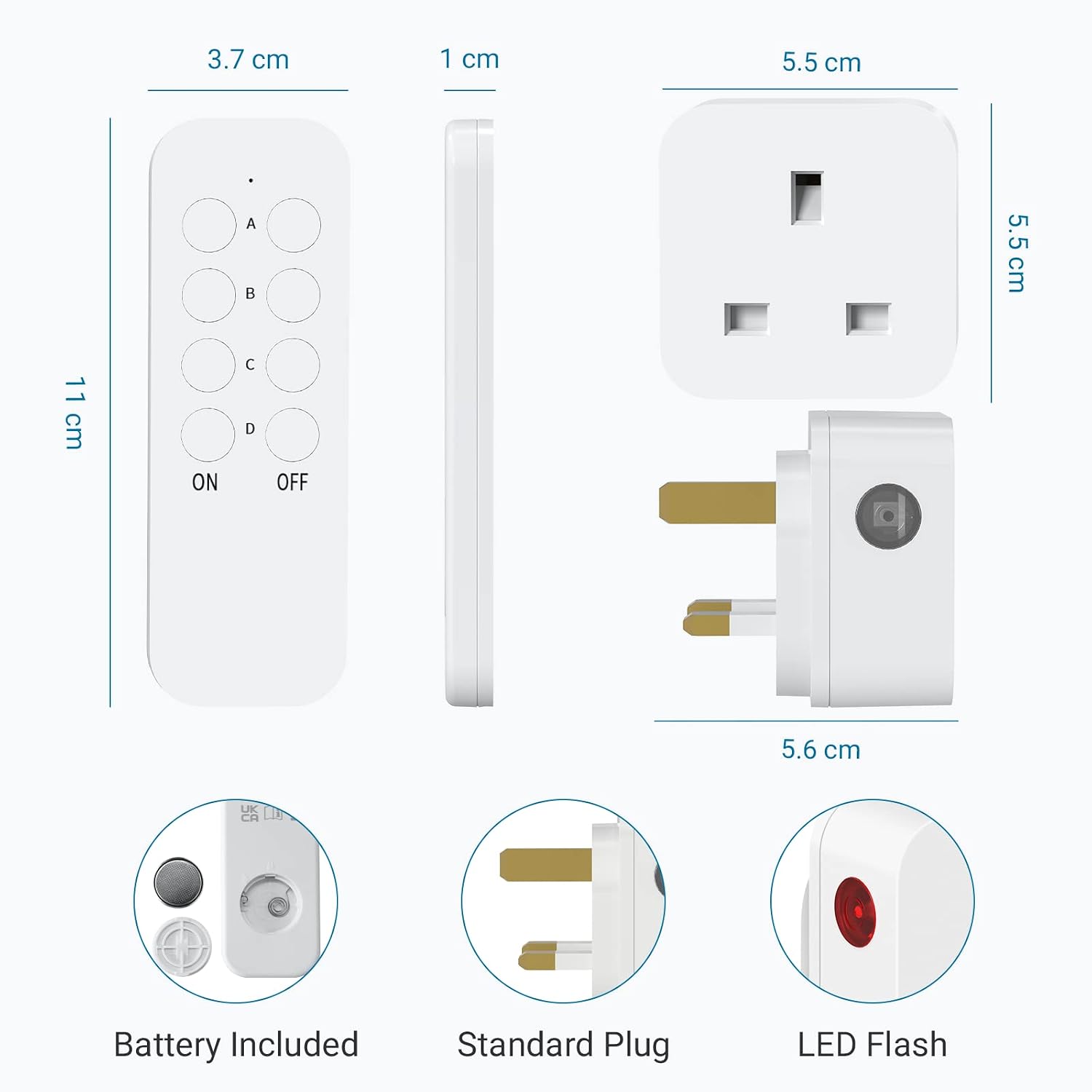 Thumbnail 6 de Remote Control Plug Socket 40m range