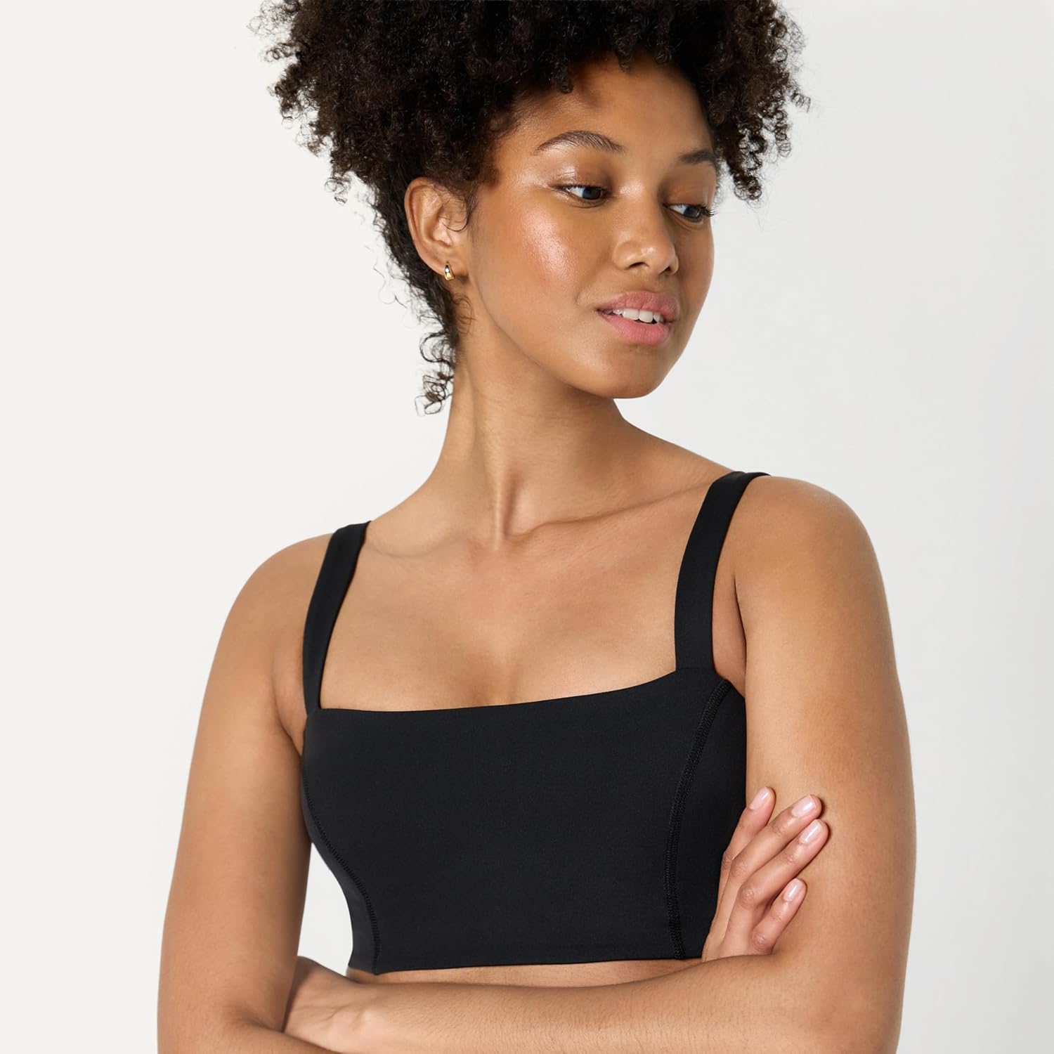Thumbnail 3 de Amazon Essentials Women's Active FormFlex Buttery Soft Light Support Bandeau Sports Bra with Adjustable Straps