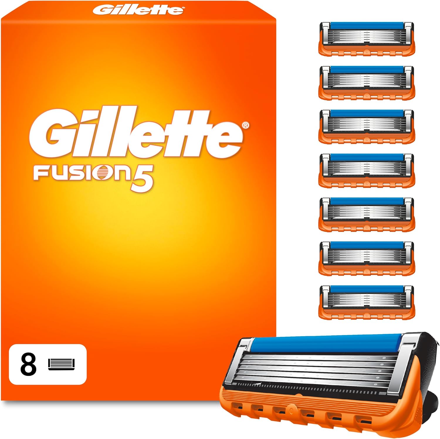 Detalle de Gillette Fusion5 Power 8 Klingen Rasierer-Ersatz