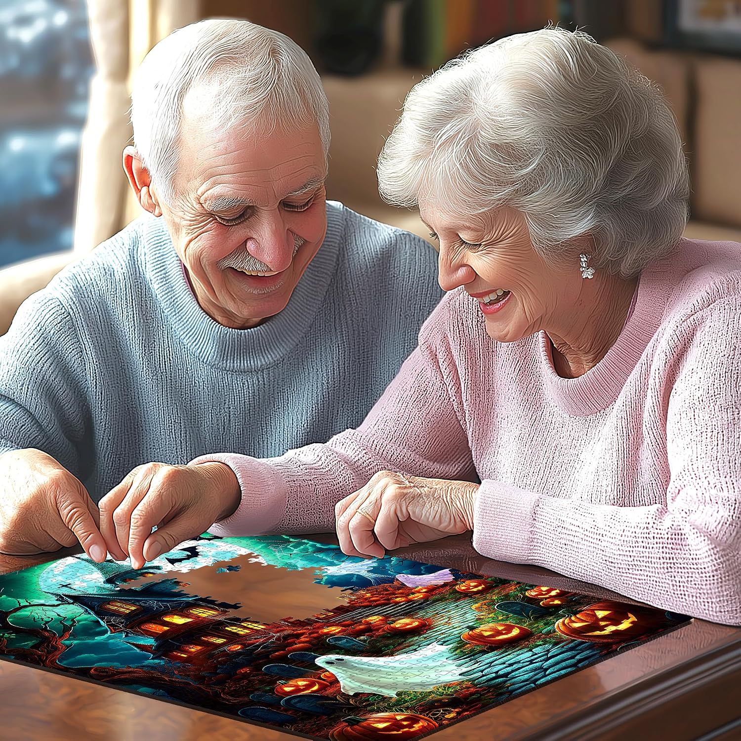 Detalle de Blueforest Halloween jigsaw puzzle, 1,000 pieces
