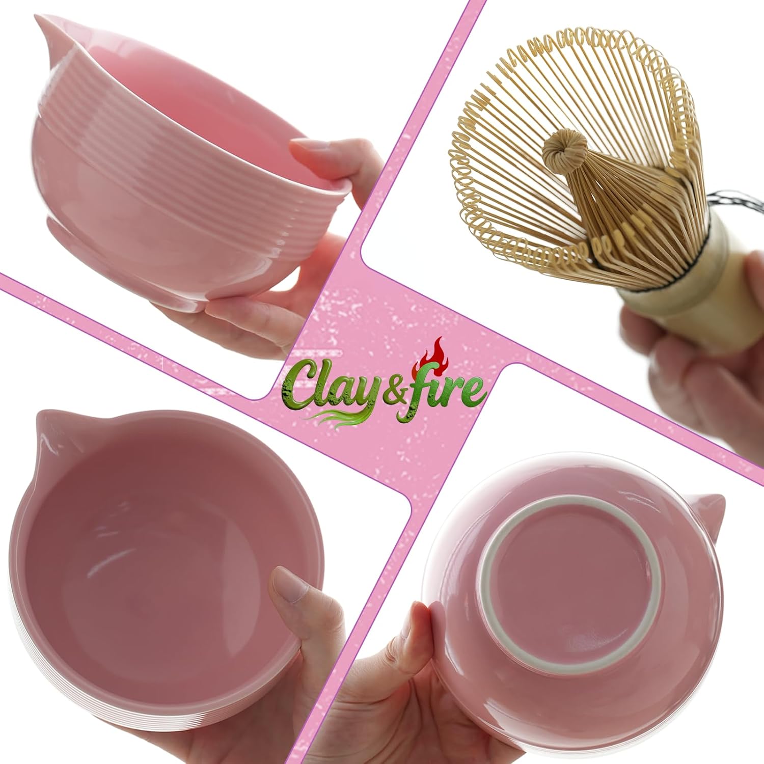 Thumbnail 6 de Clay&Fire Matcha Whisk Set 9-piece 🍵