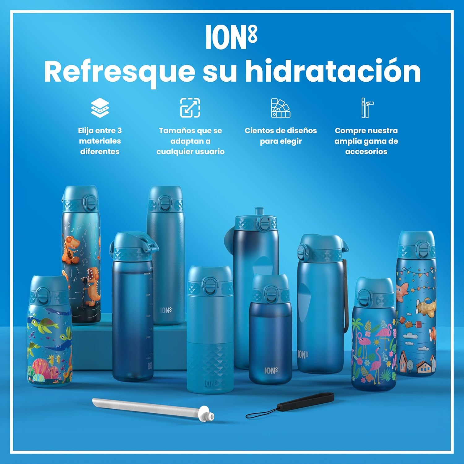 Thumbnail 7 de Ion8 Botella Térmica 1L Acero Inoxidable 🚶