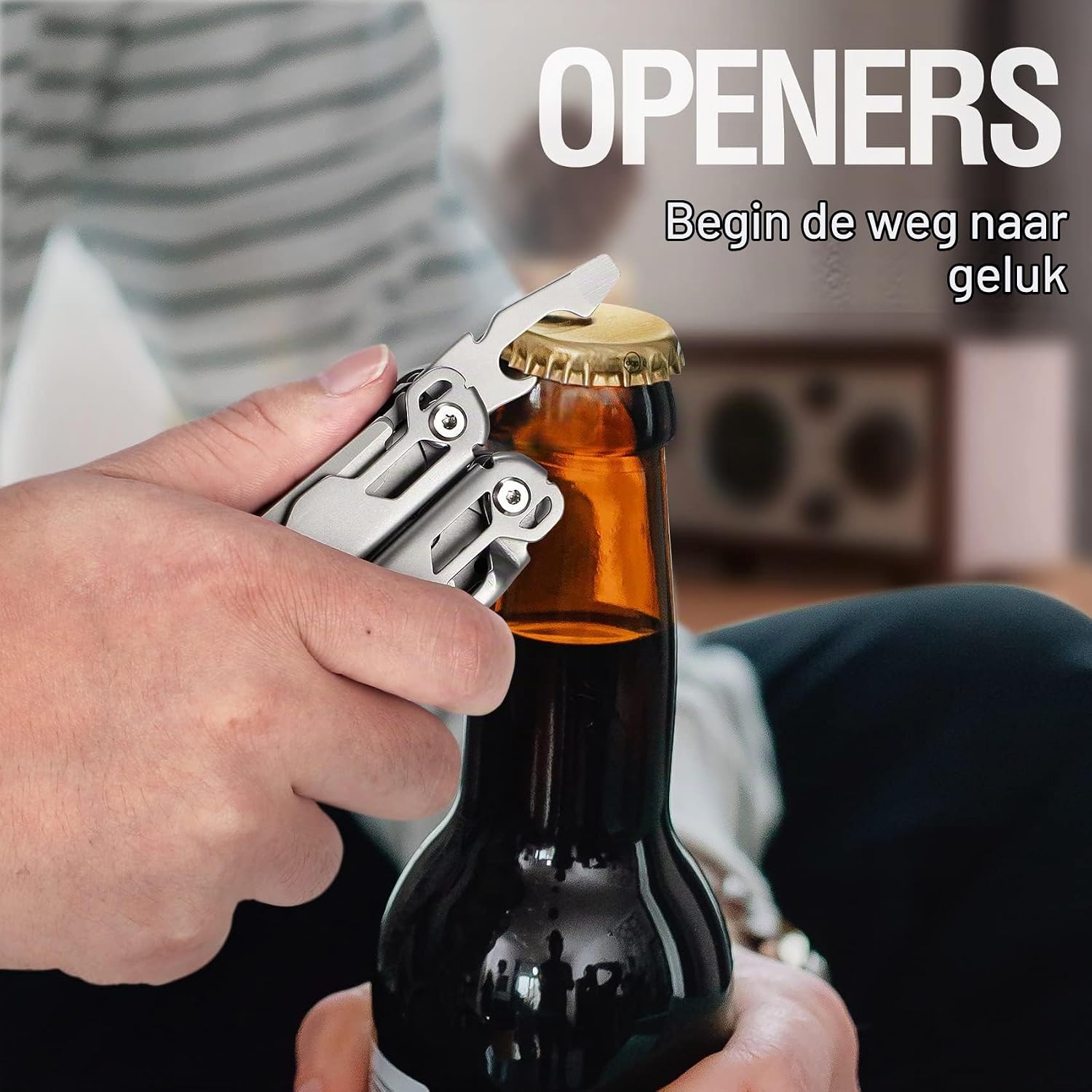 Detalle 2 de MIAOKE 23 In 1 Multi-Tool multitool van 440A-roestvrij staal met 11 bits